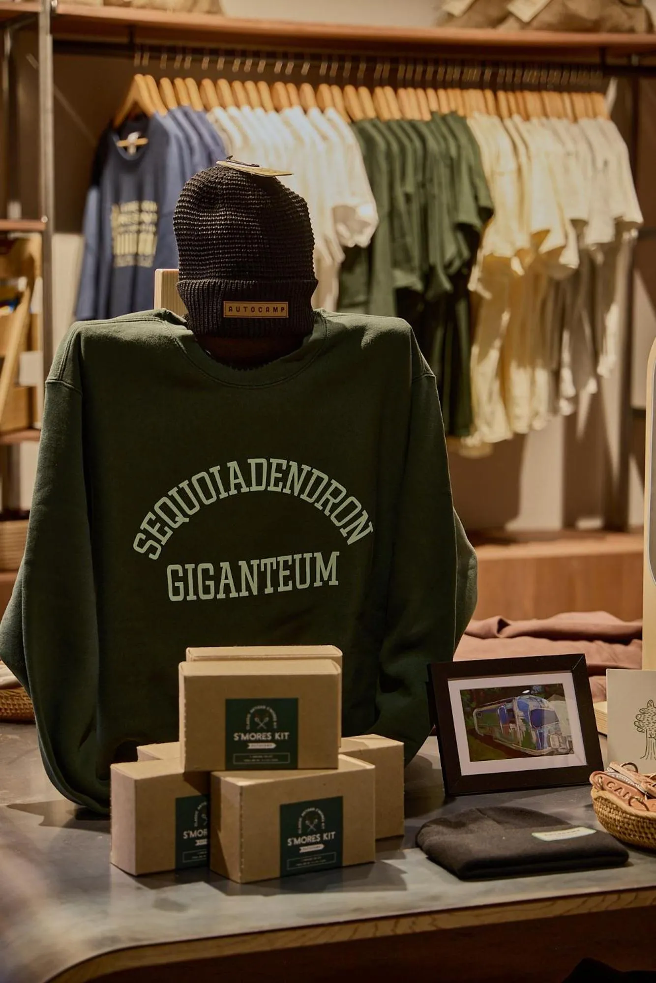 On-site shops in AutoCamp Sequoia