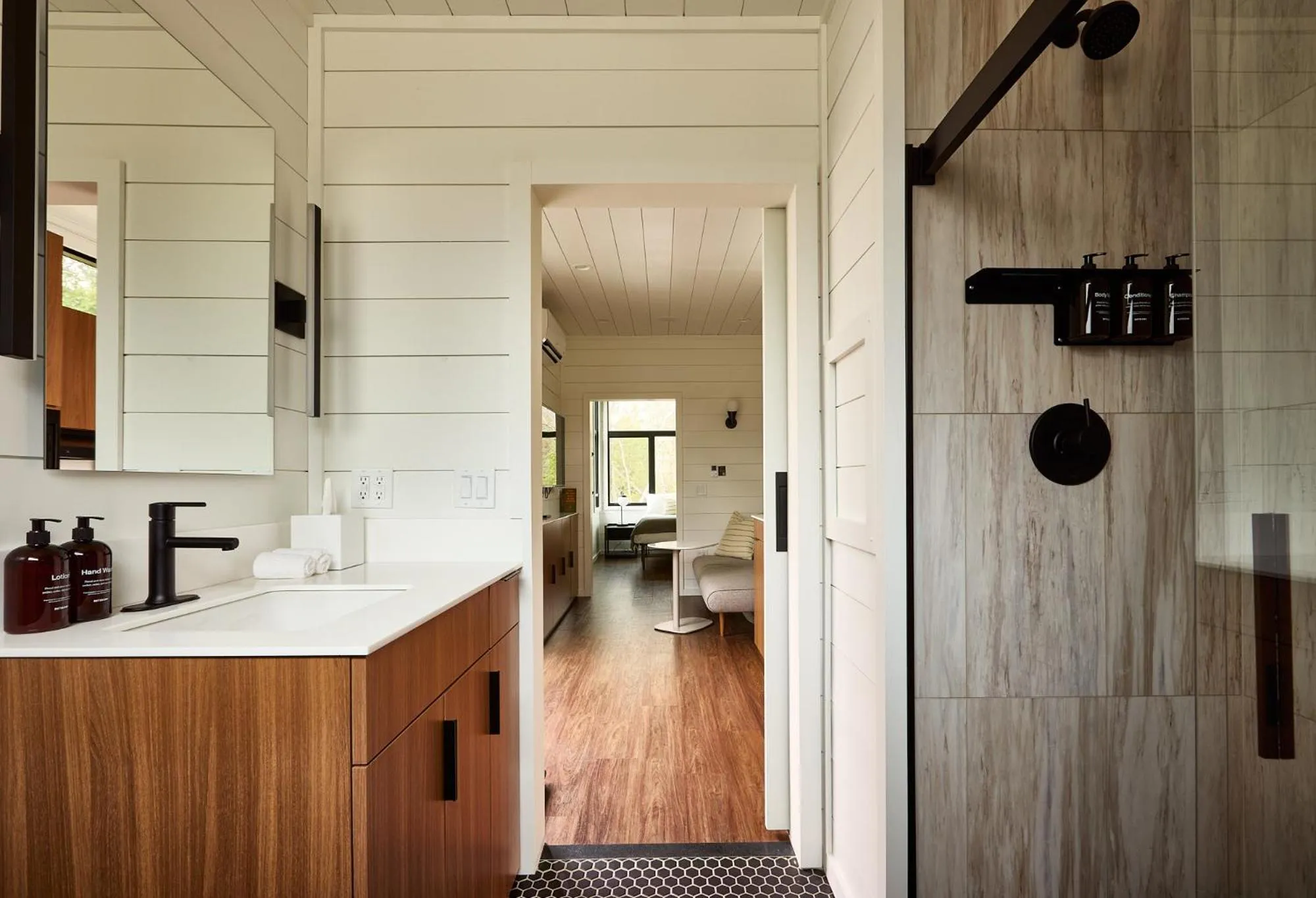 Bathroom in AutoCamp Sequoia