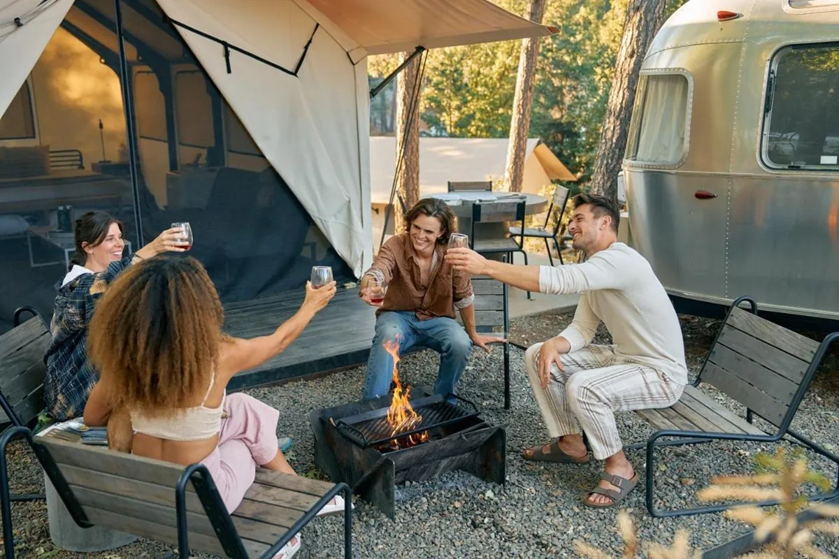 Patio in AutoCamp Sequoia