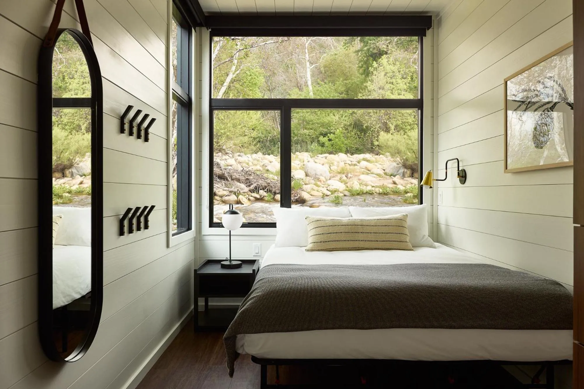 Bed in AutoCamp Sequoia