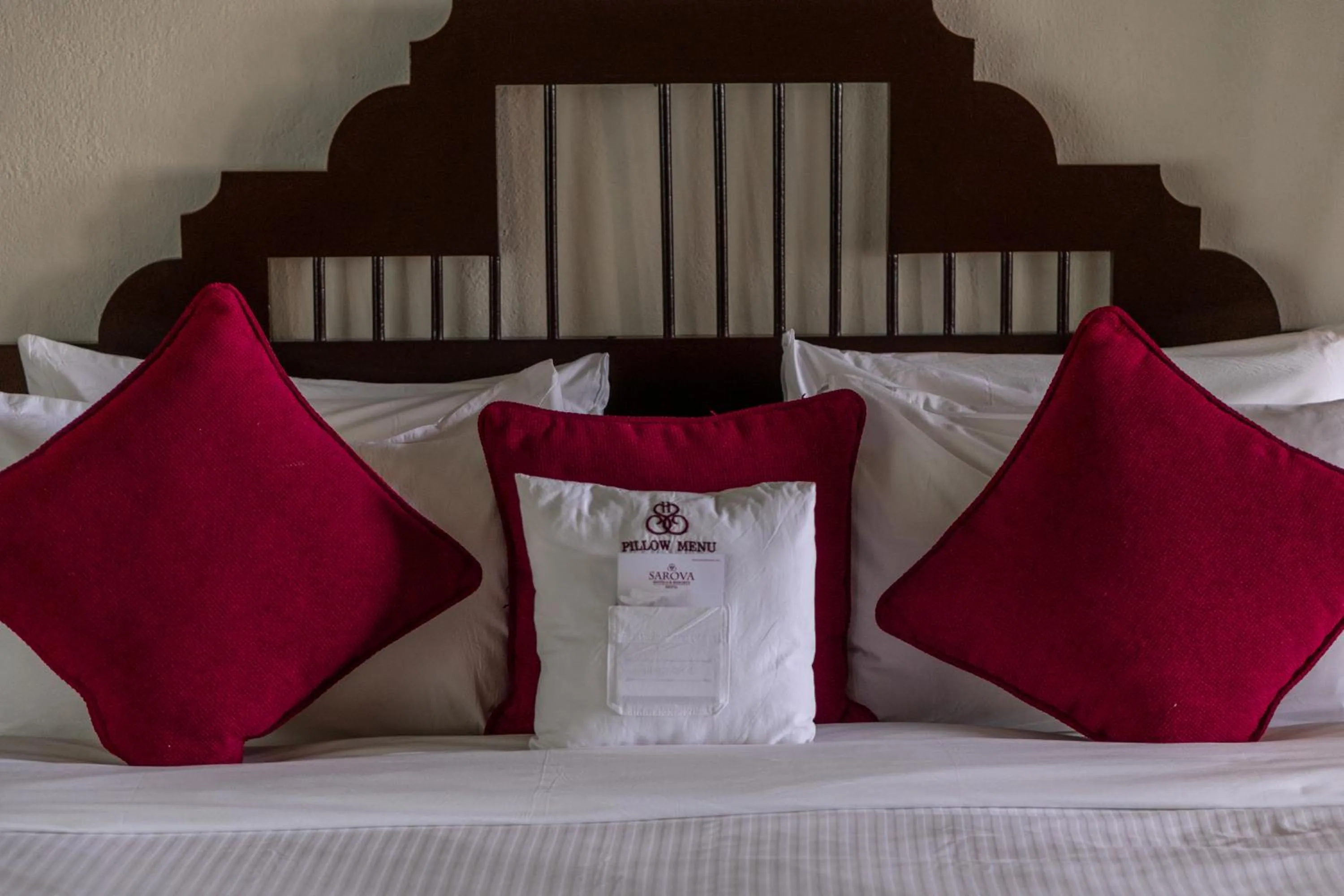 Bed in Sarova Shaba Game Lodge