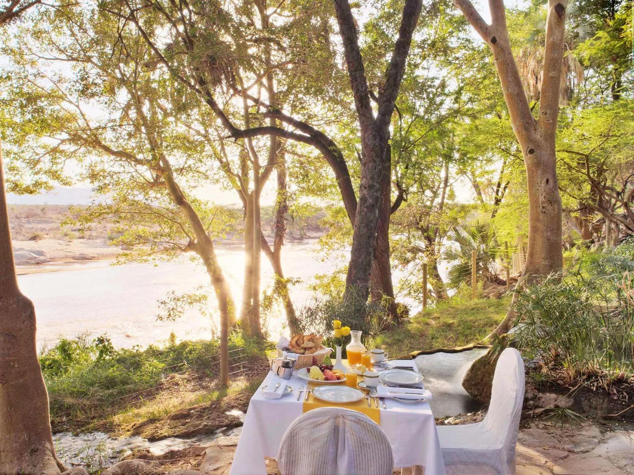 Natural landscape in Sarova Shaba Game Lodge
