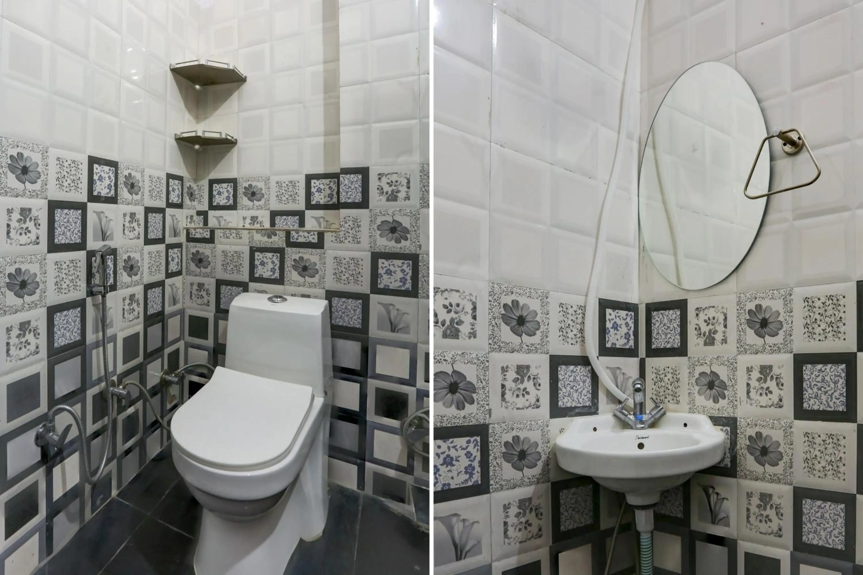 Bathroom in Hotel O Adinath Guest House