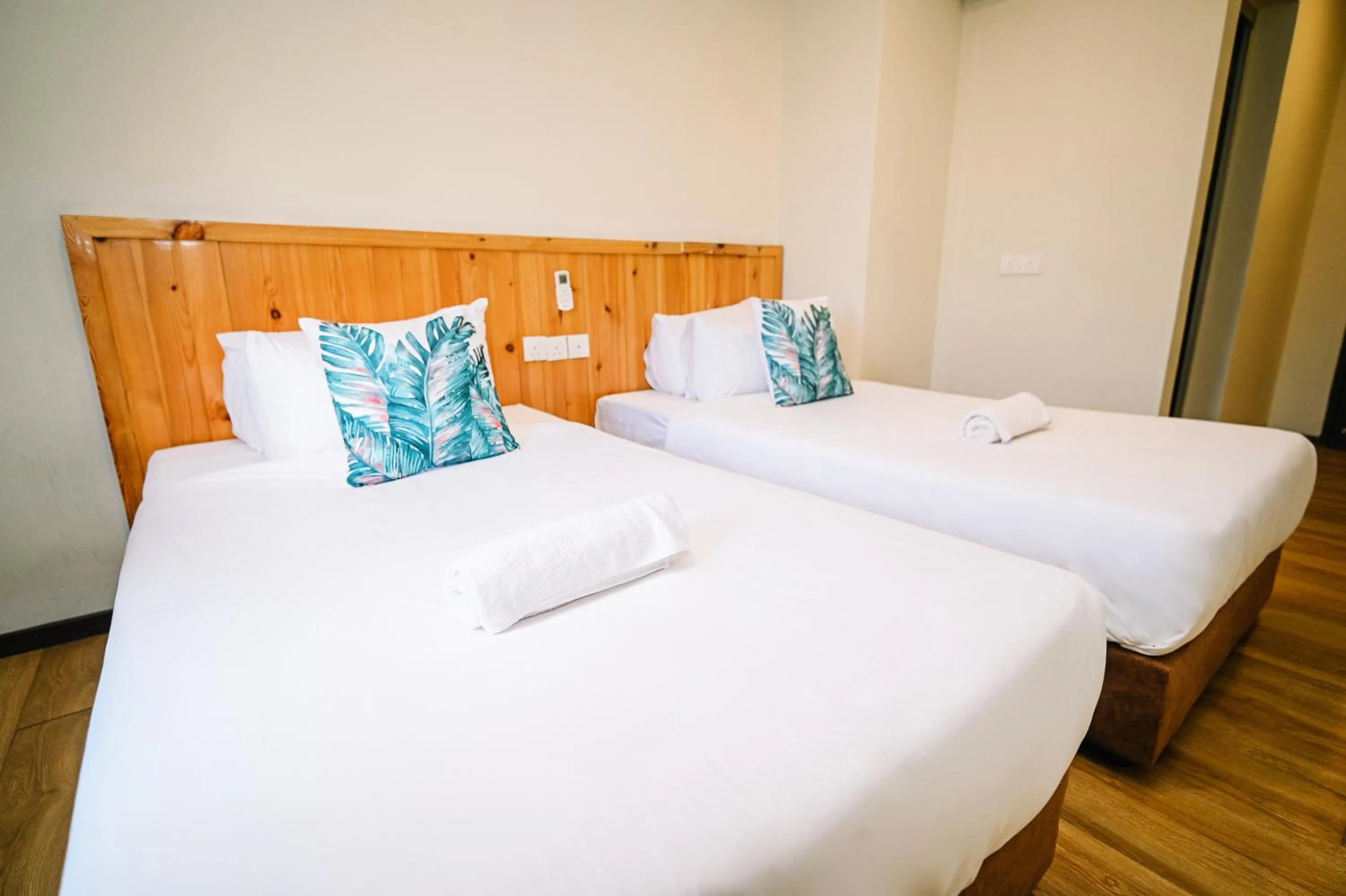 Bed in Swing & Pillows - Apple Hotel Shah Alam