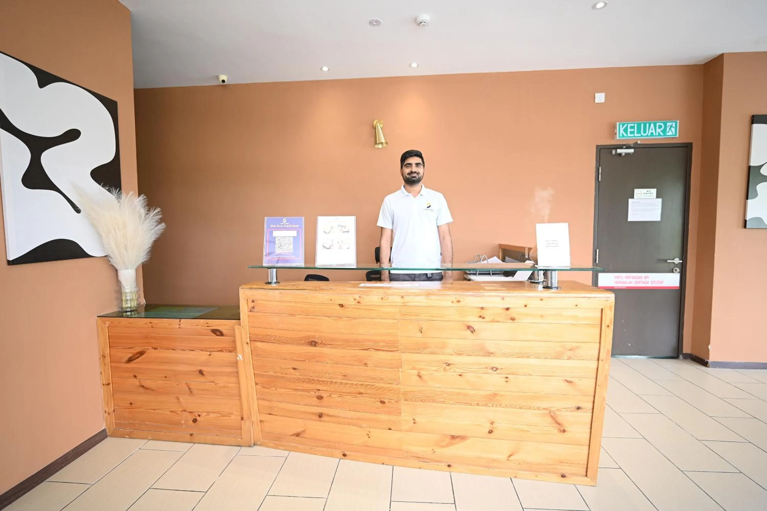 Lobby or reception in Swing & Pillows - Apple Hotel Shah Alam