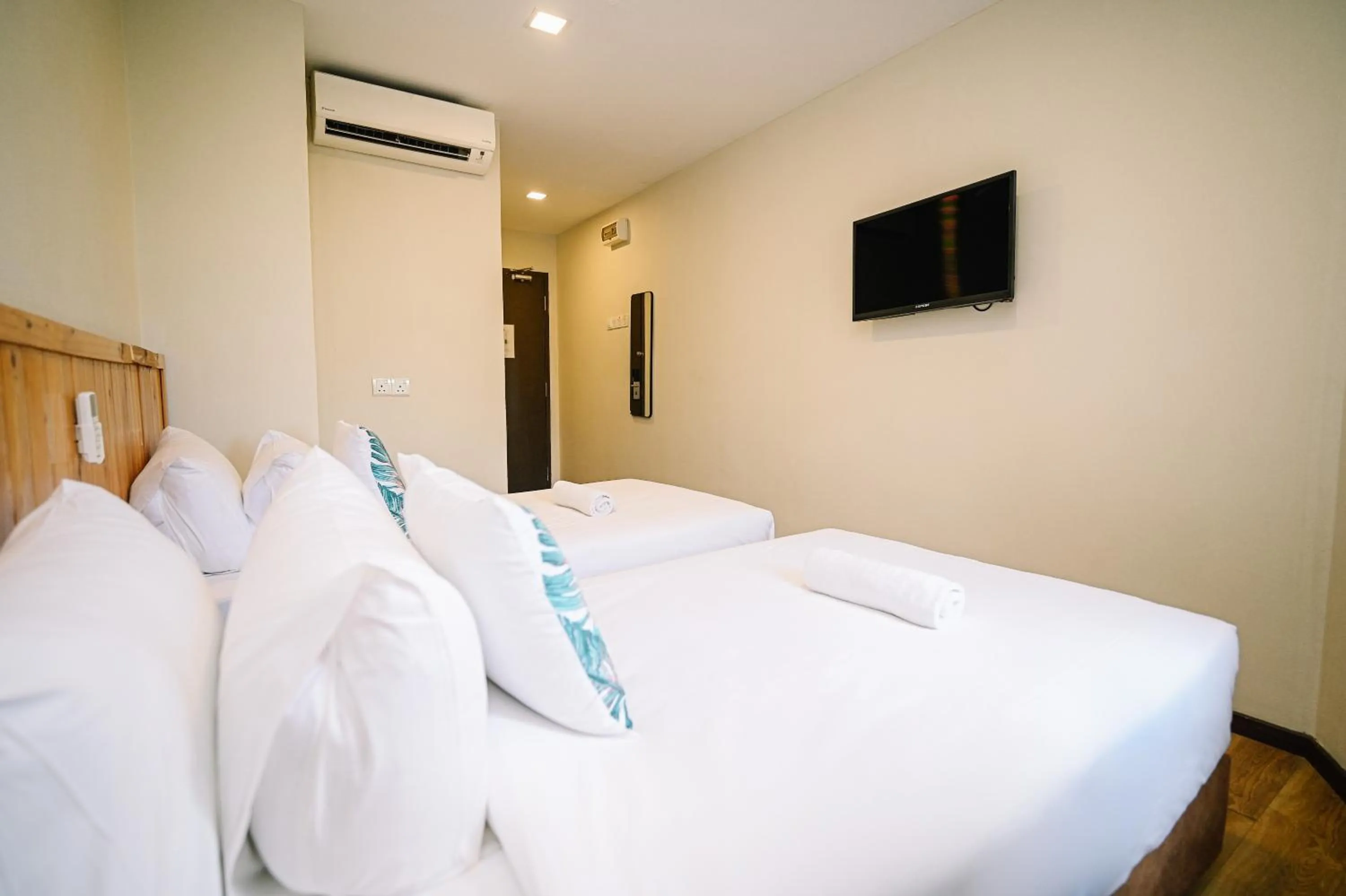 Bed in Swing & Pillows - Apple Hotel Shah Alam