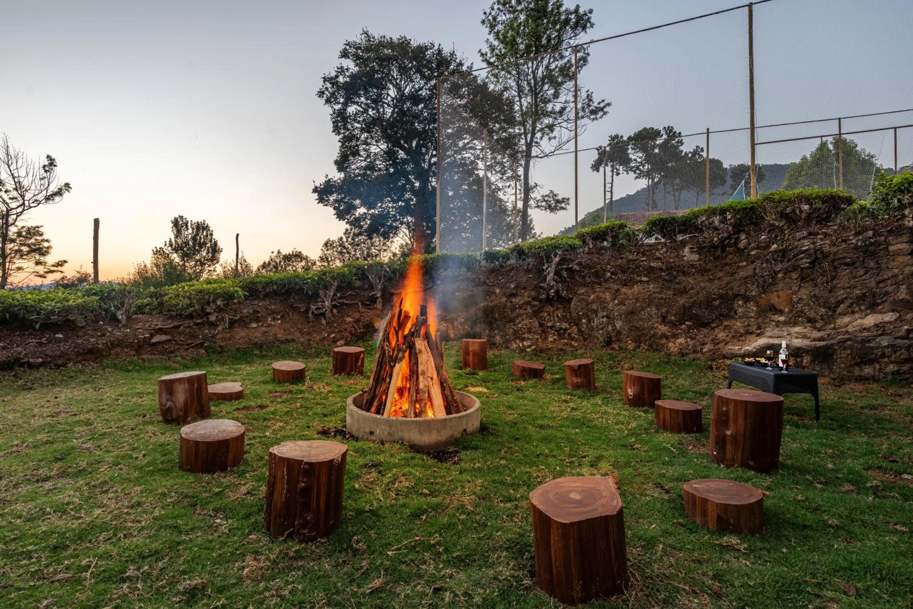 fireplace in Wattle Grove Resort