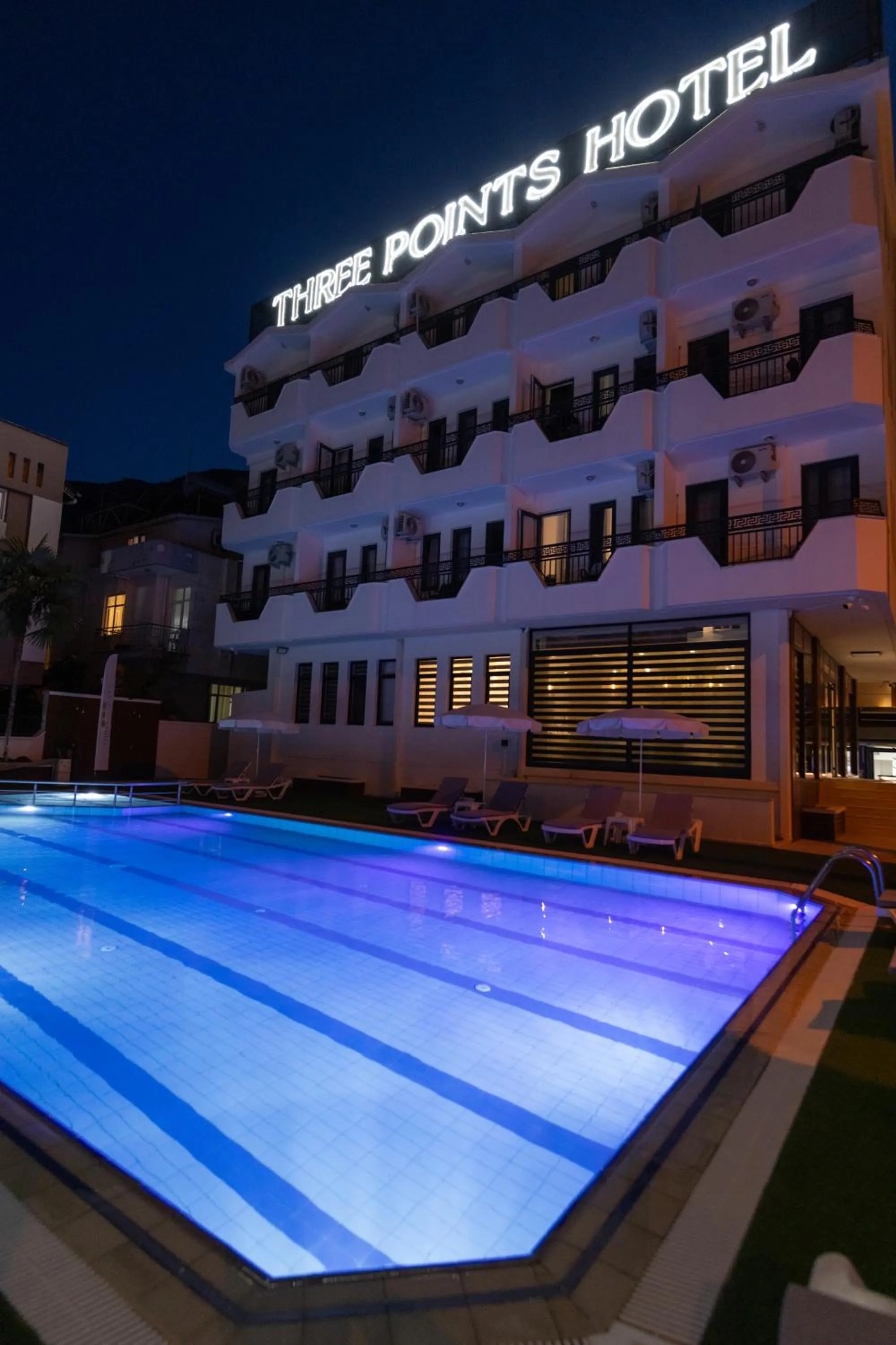 Property building in Three Points Hotel