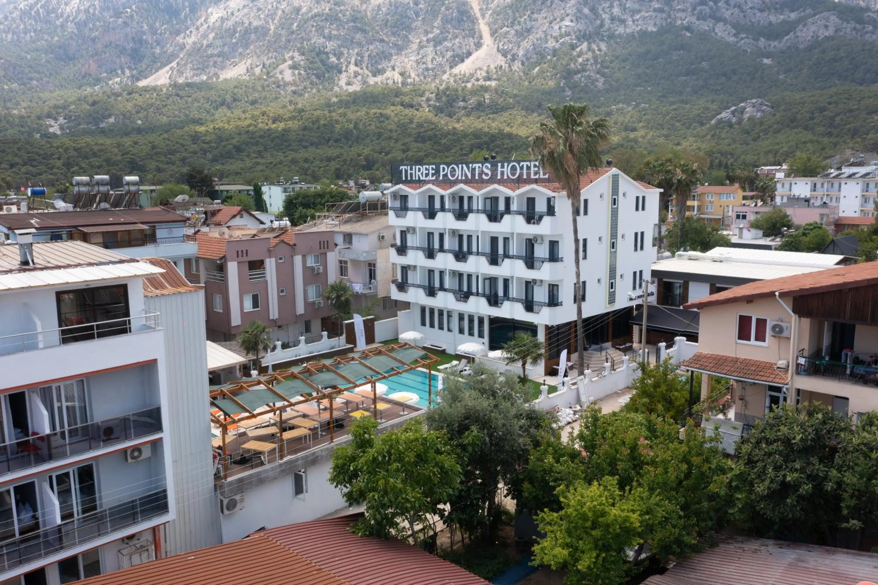 Property building in Three Points Hotel