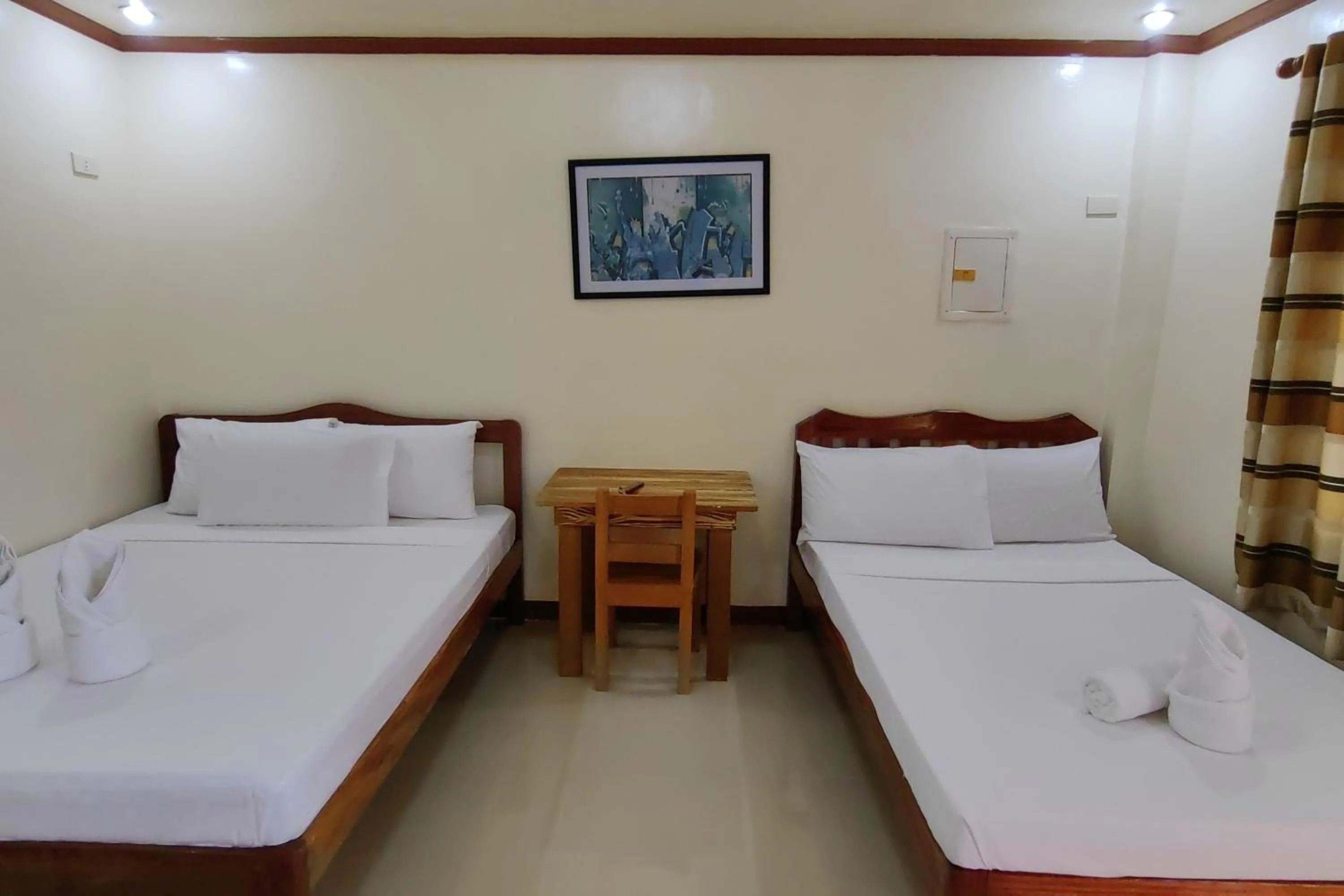 Bedroom, Bed in Summer Wind Pension