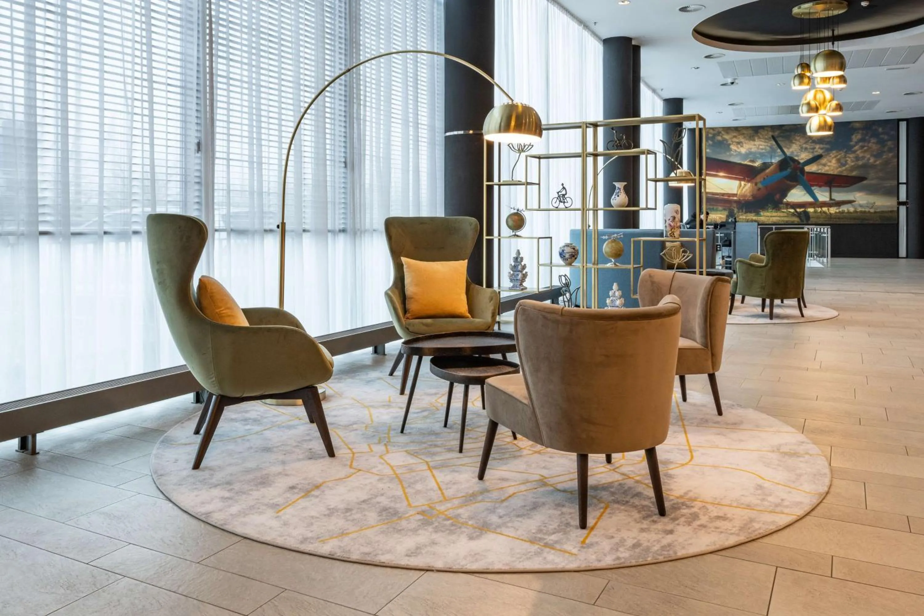 Lobby or reception in Park Plaza Amsterdam Airport