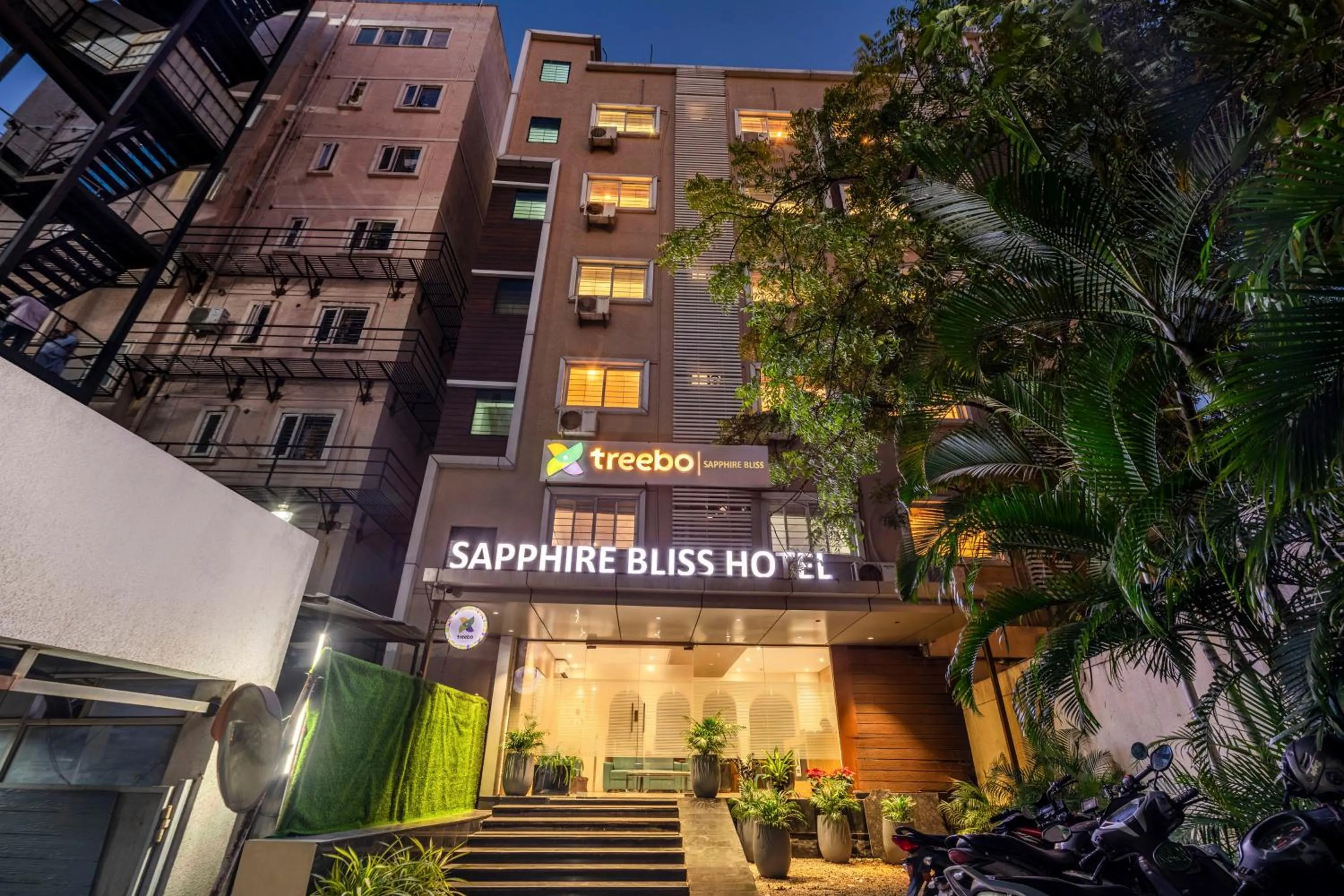 Property building in Treebo Sapphire Bliss