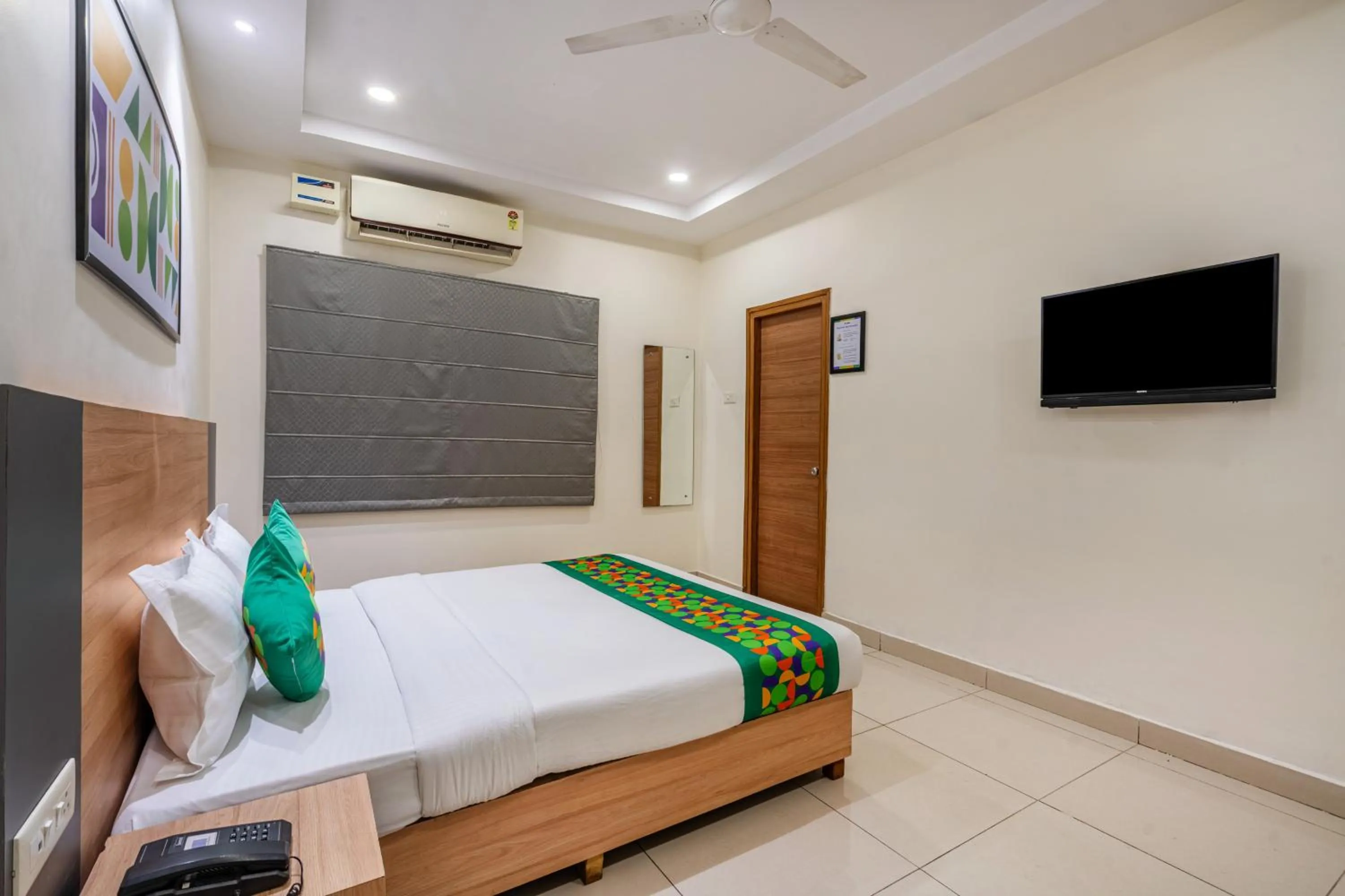 Bedroom, Bed in Treebo Sapphire Bliss