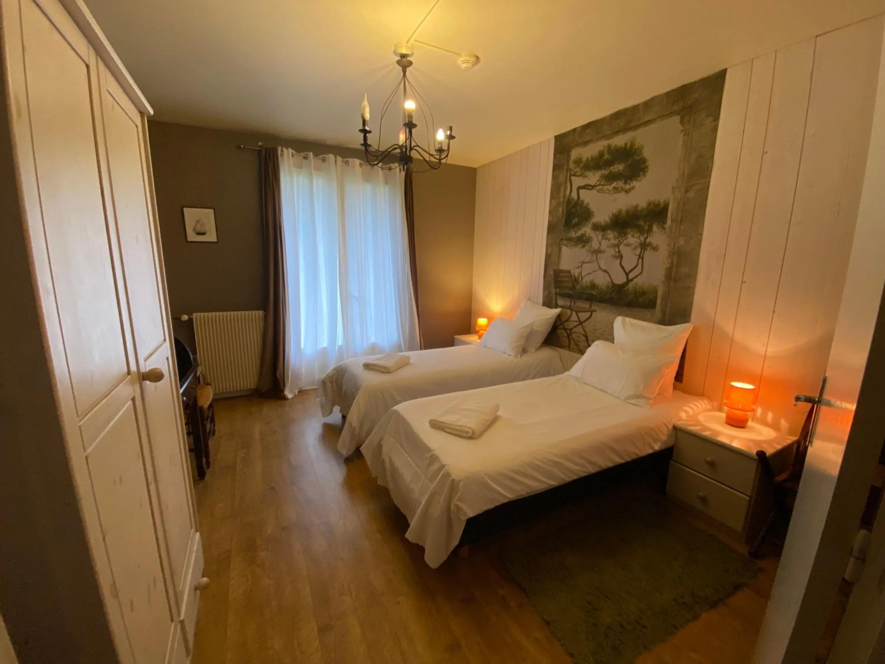 Bed in Hotel Moulin de Villiers