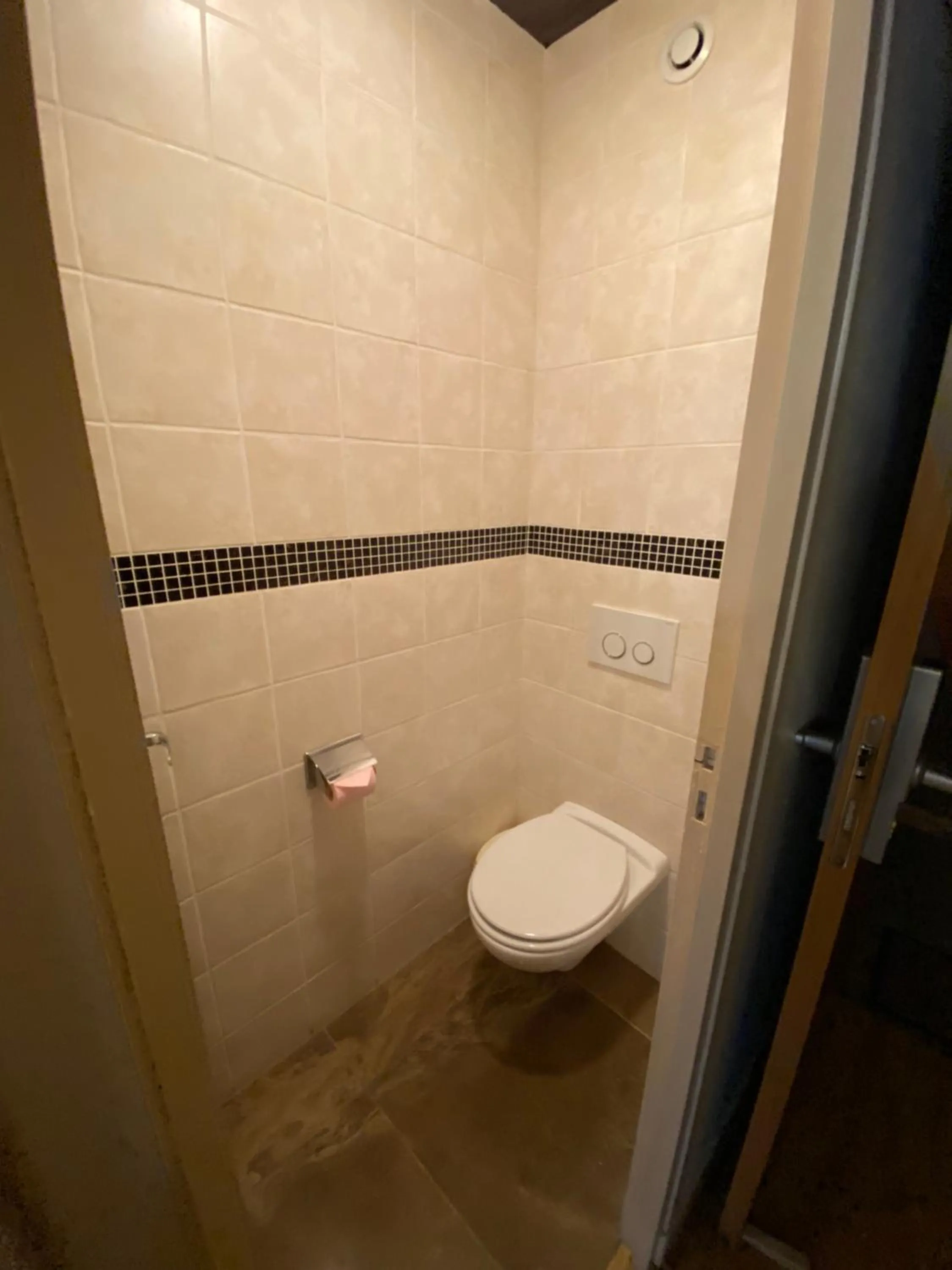 Toilet in Hotel Moulin de Villiers