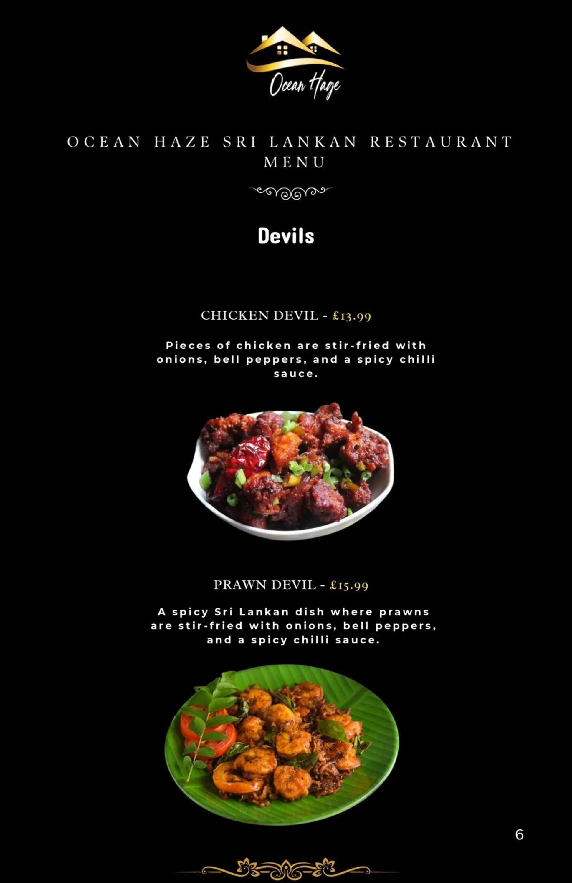 Food and drinks in Ocean Haze Hotel