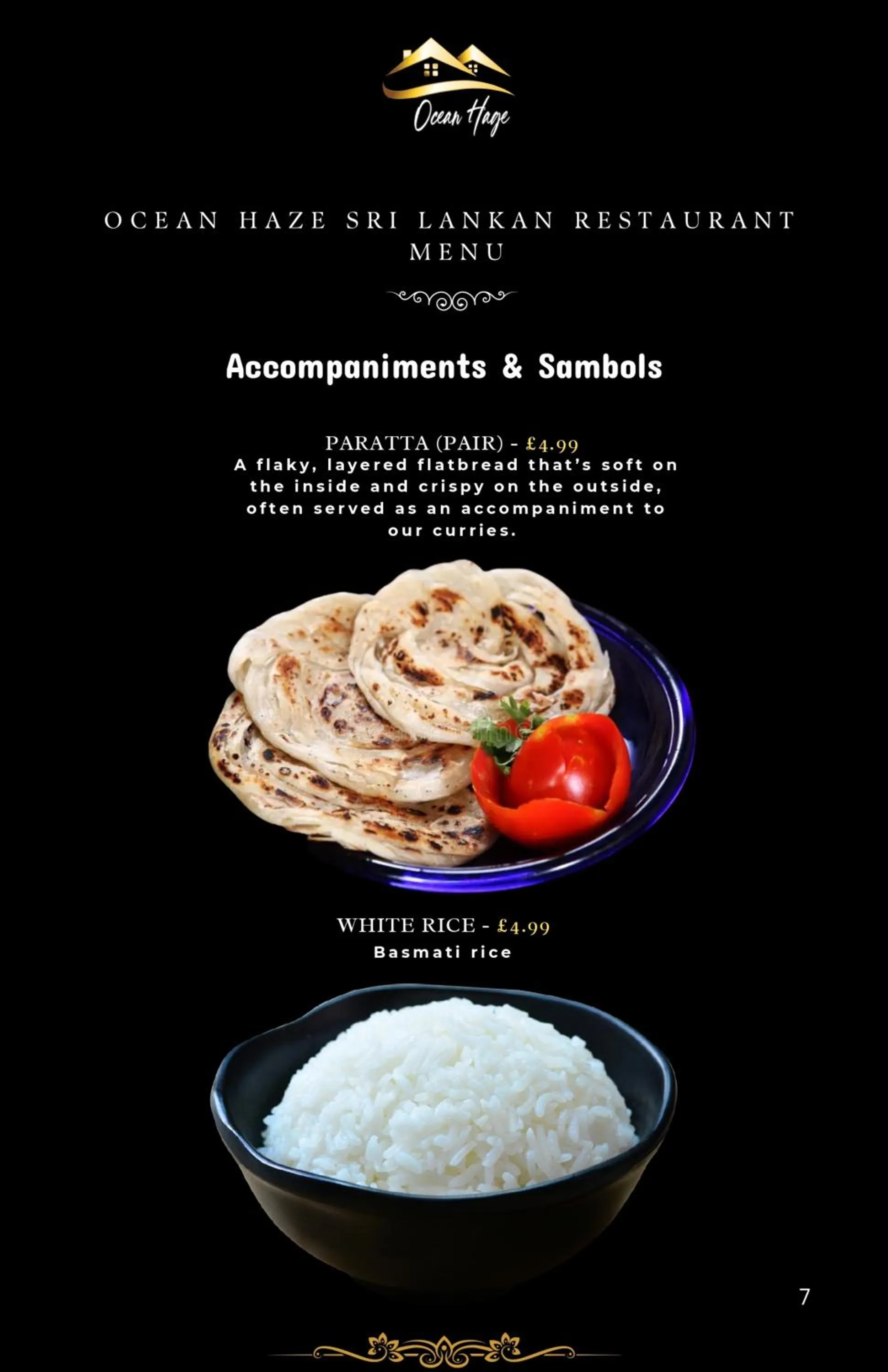 Food and drinks in Ocean Haze Hotel