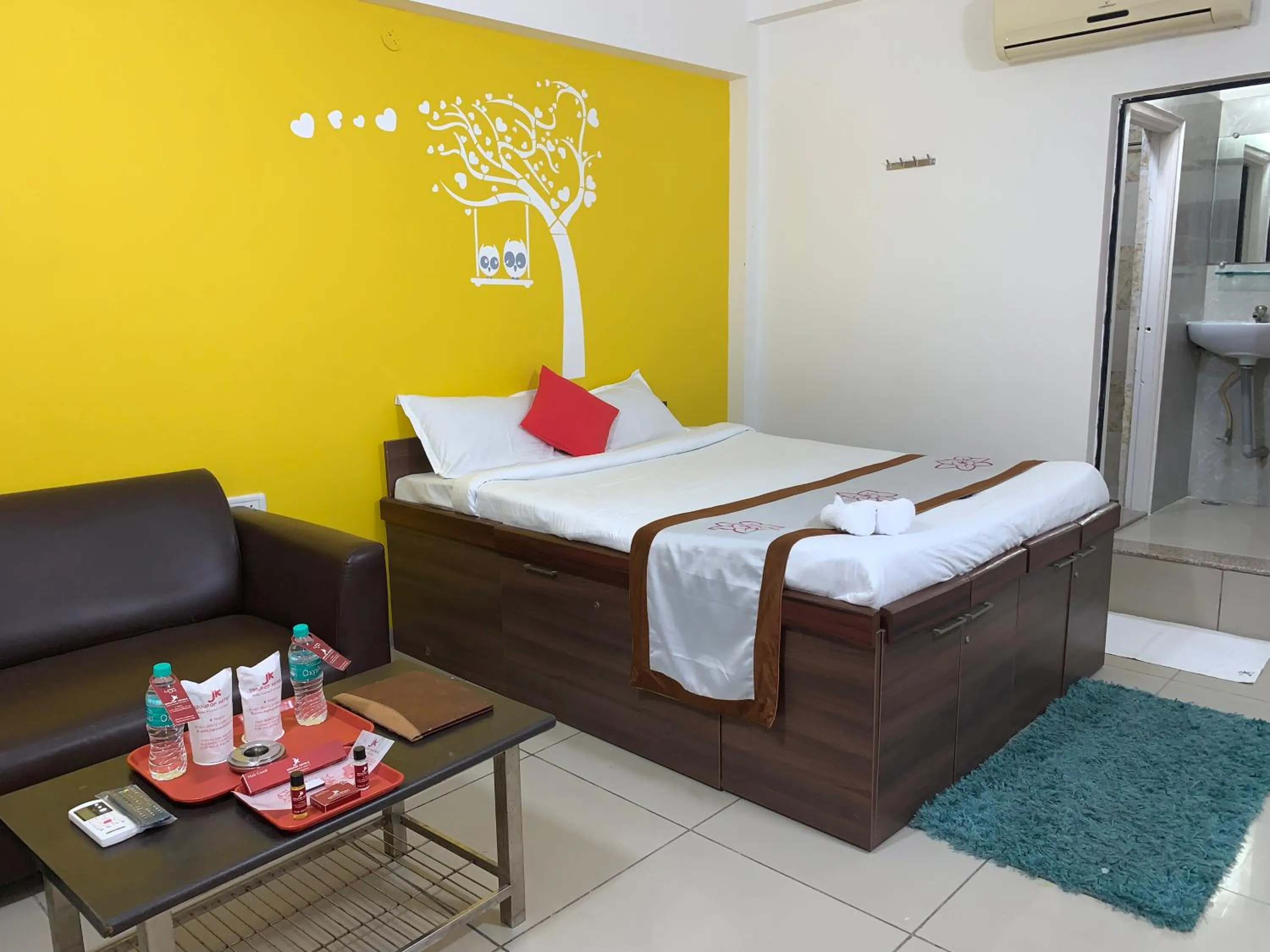 Bed in Hotel JK Lions - Koradi, Nagpur