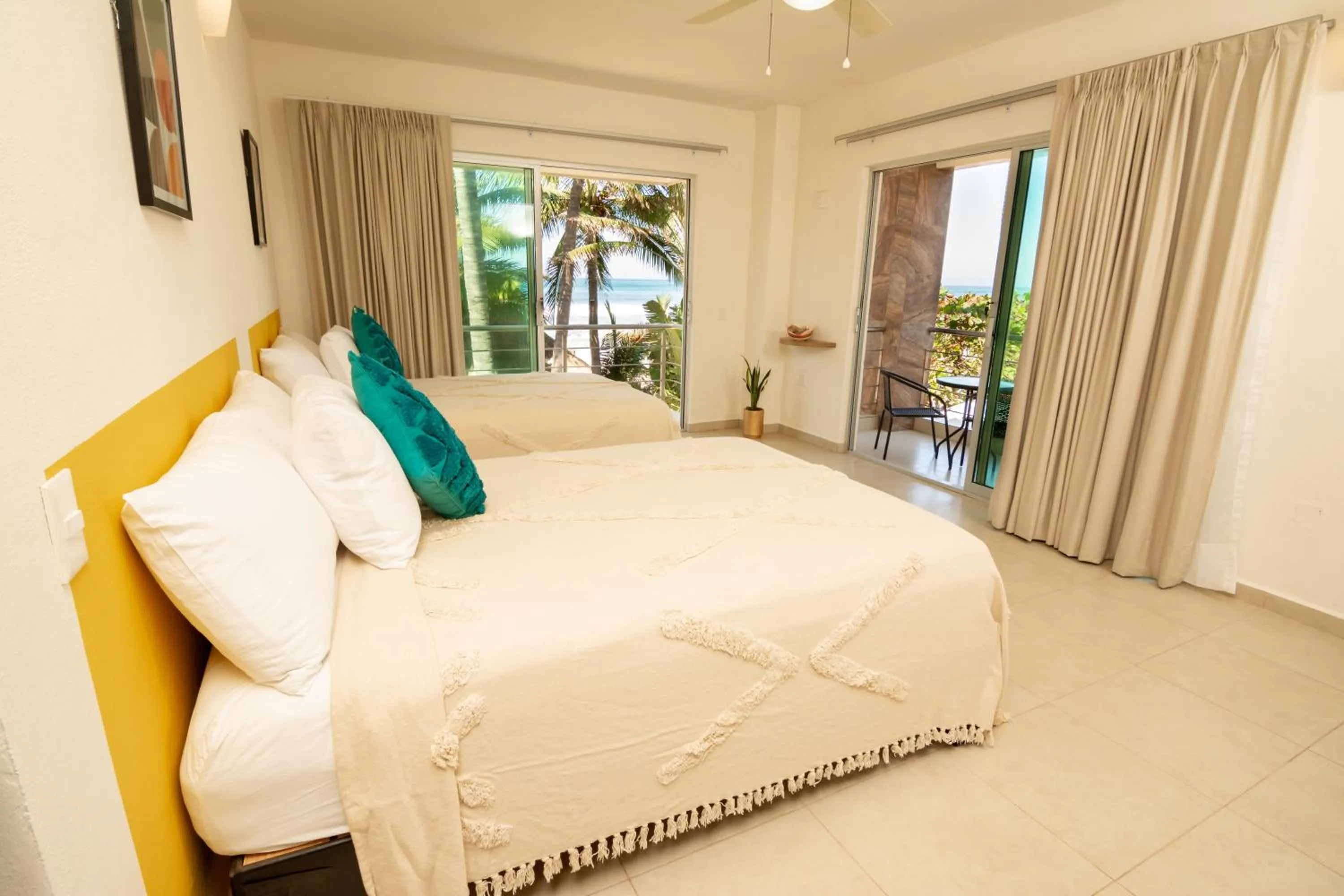 Bed in Ma-Jo Sayulita Hotel