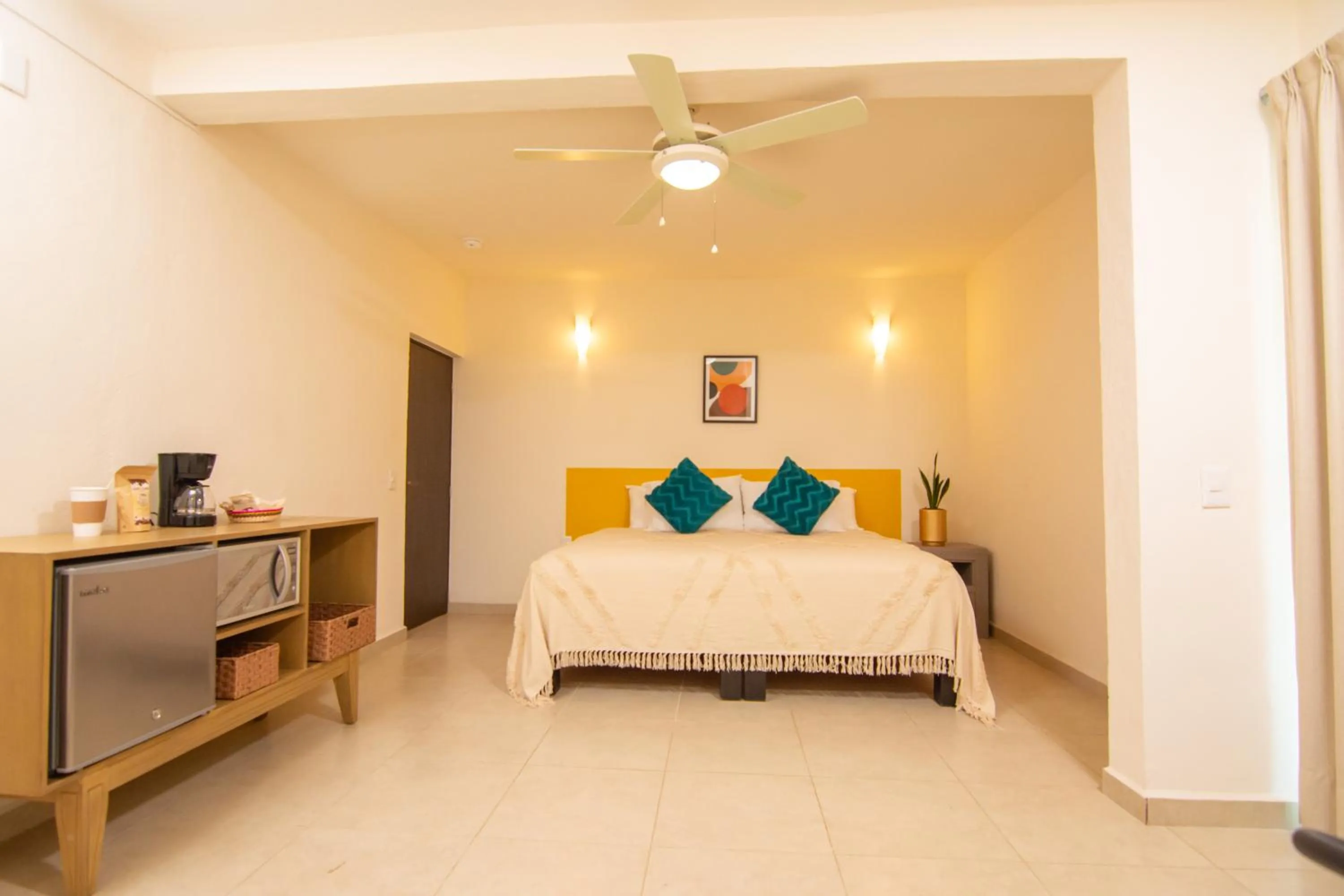 Bed in Ma-Jo Sayulita Hotel