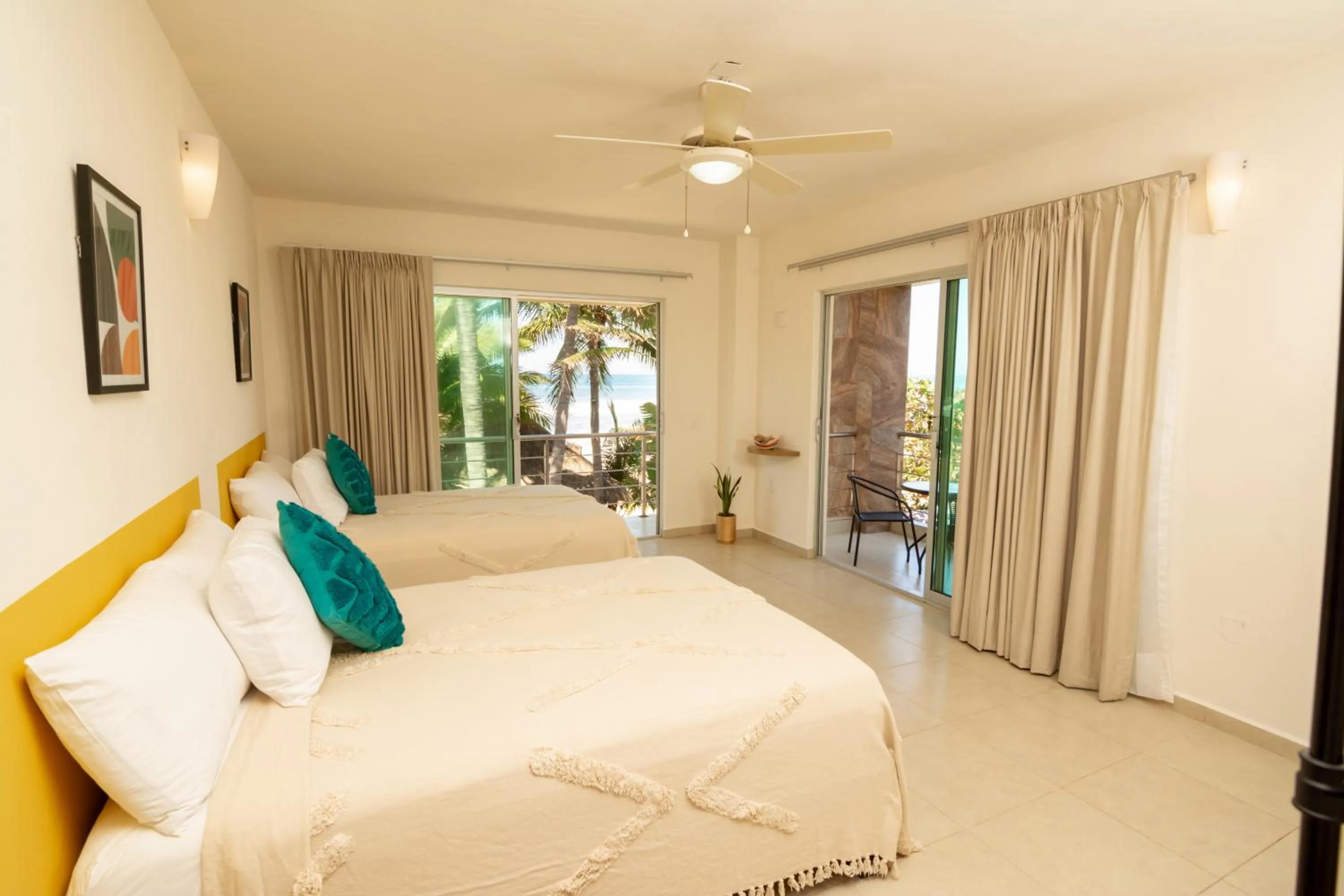 Bed in Ma-Jo Sayulita Hotel