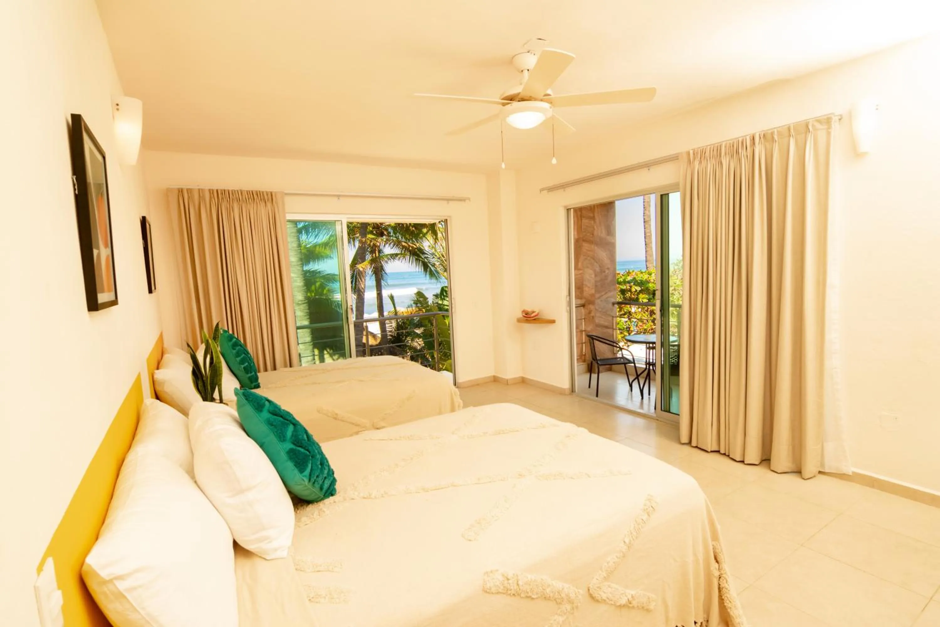 Bed in Ma-Jo Sayulita Hotel