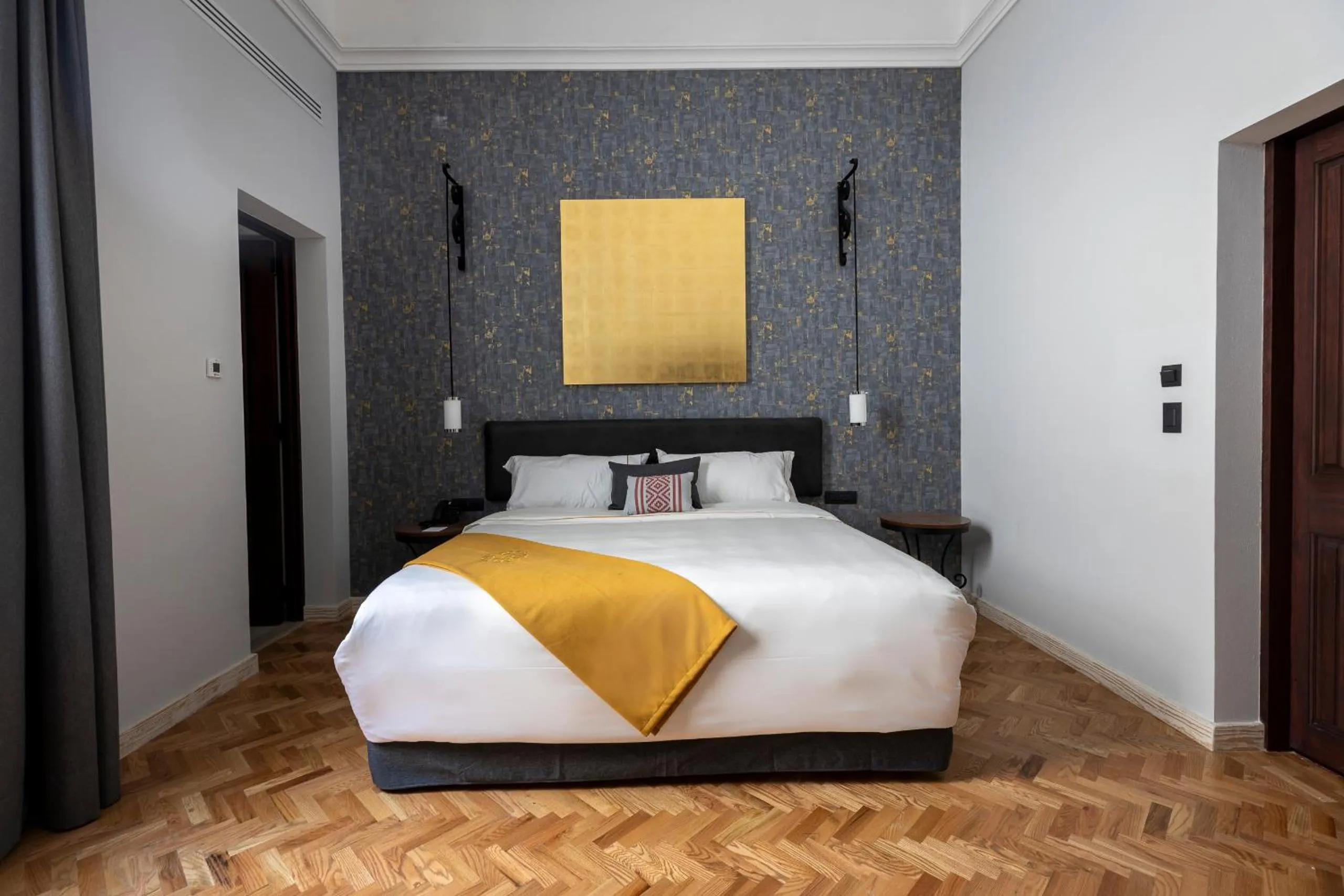 Bed in Hotel Bellas Artes