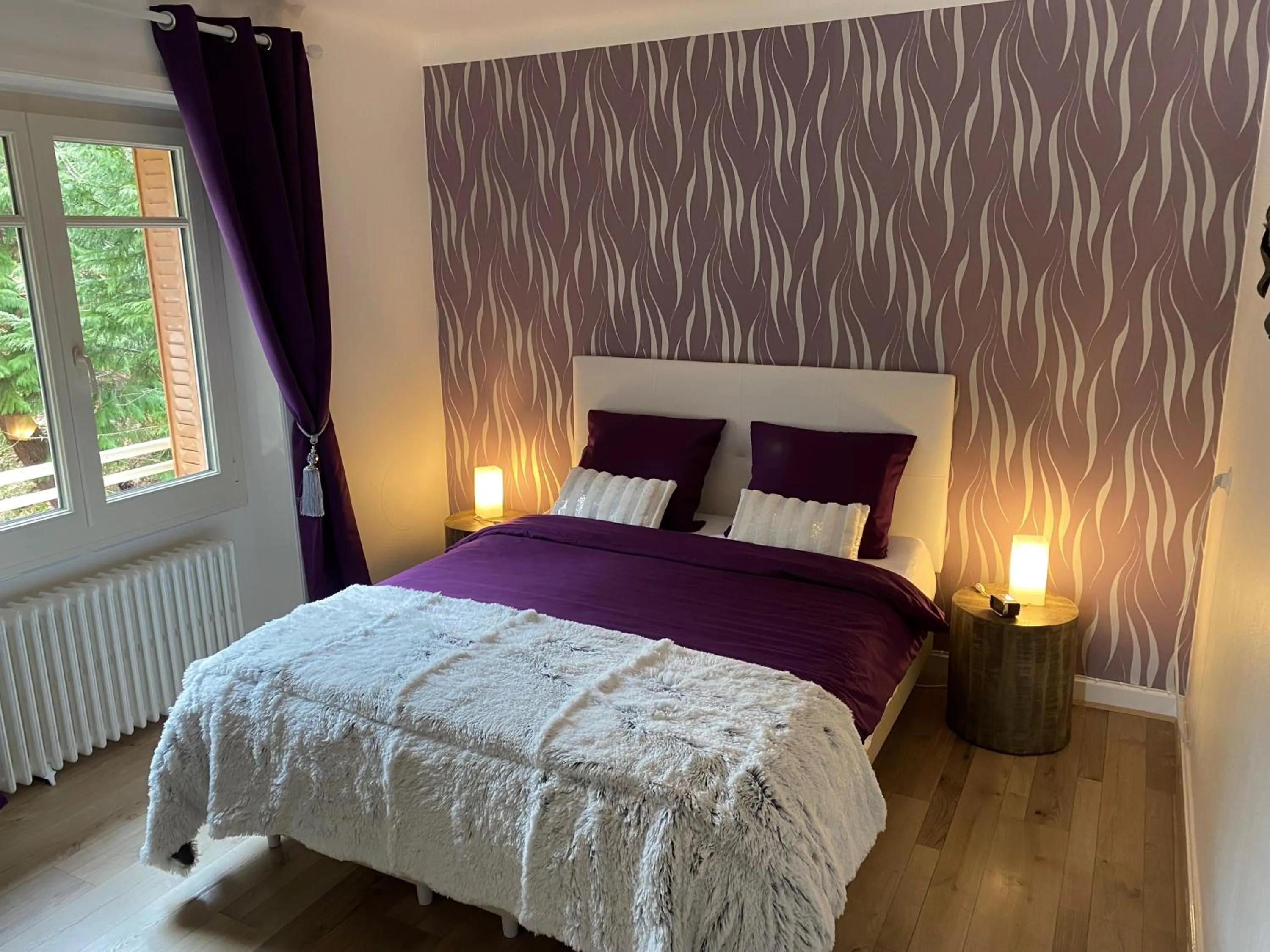 Bed in B&B Le Saut de la Bergère