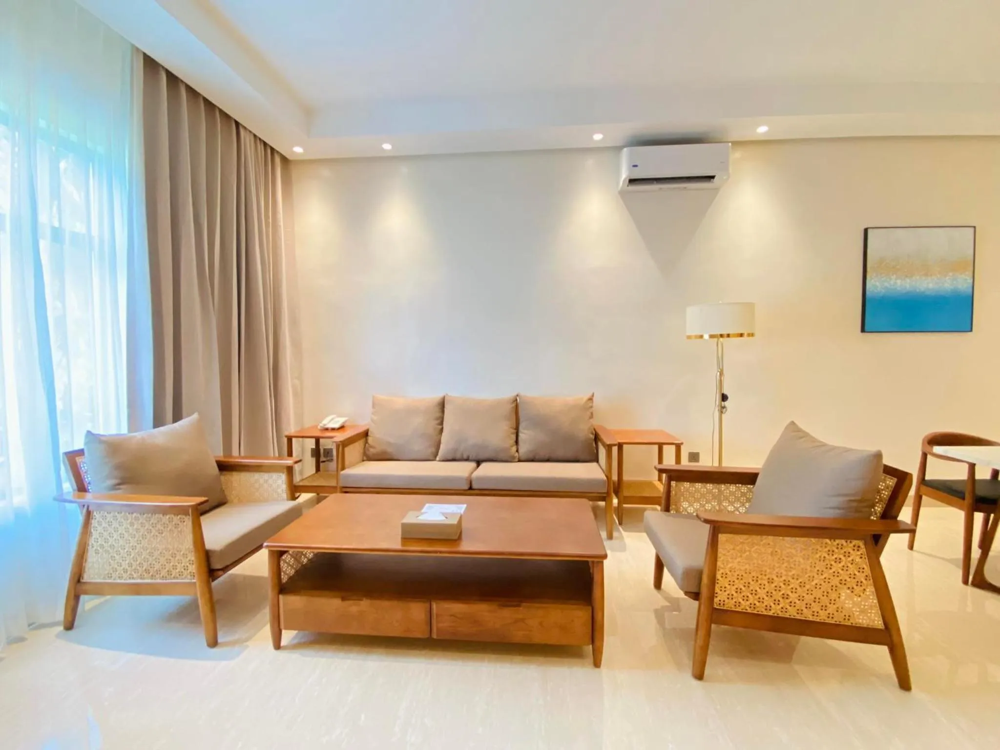 Seating area in Cocotree Resort