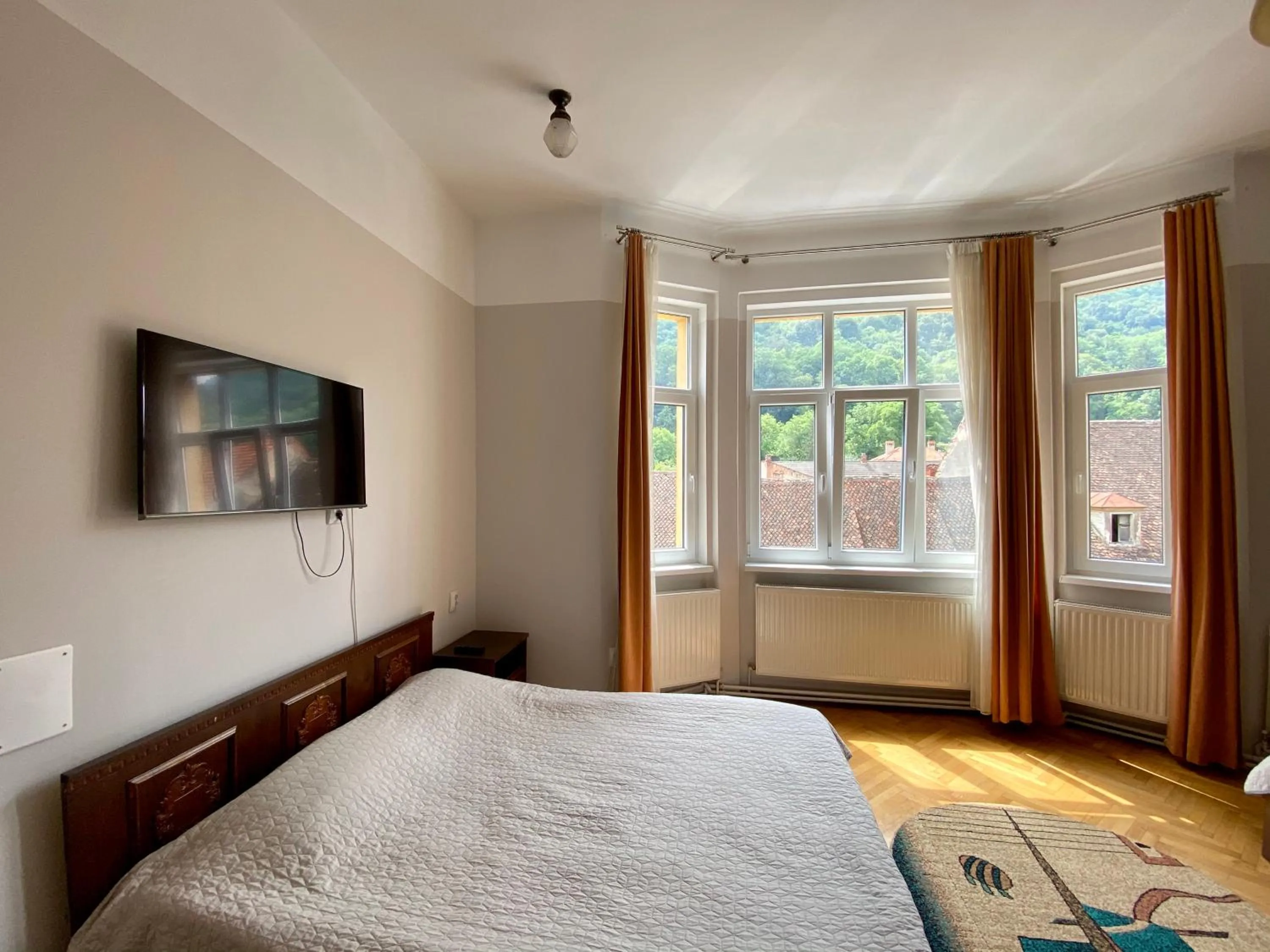 Mountain view, Bed in Casa Balcescu