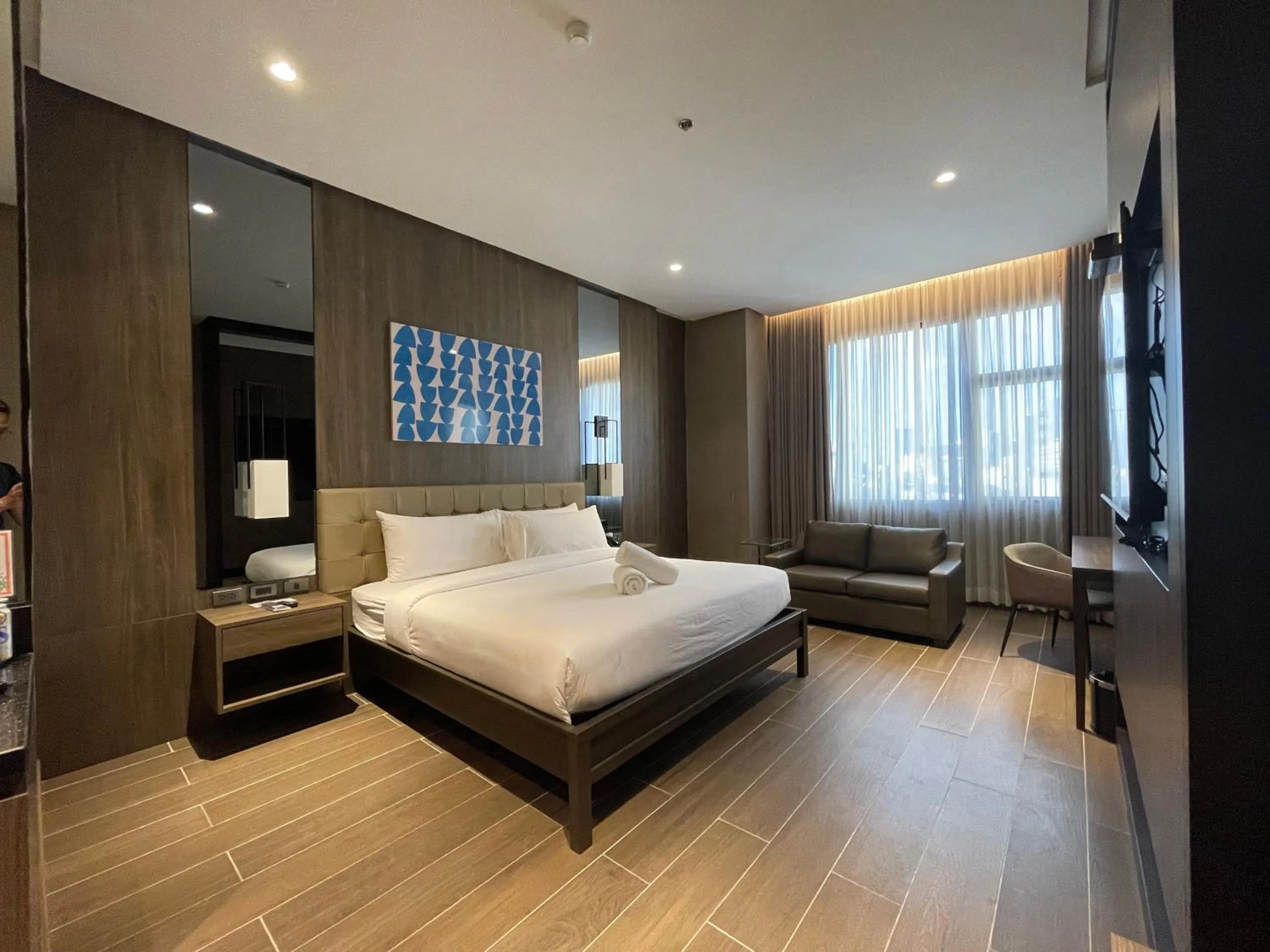 Bed in Hotel A and A Quezon City powered by Cocotel