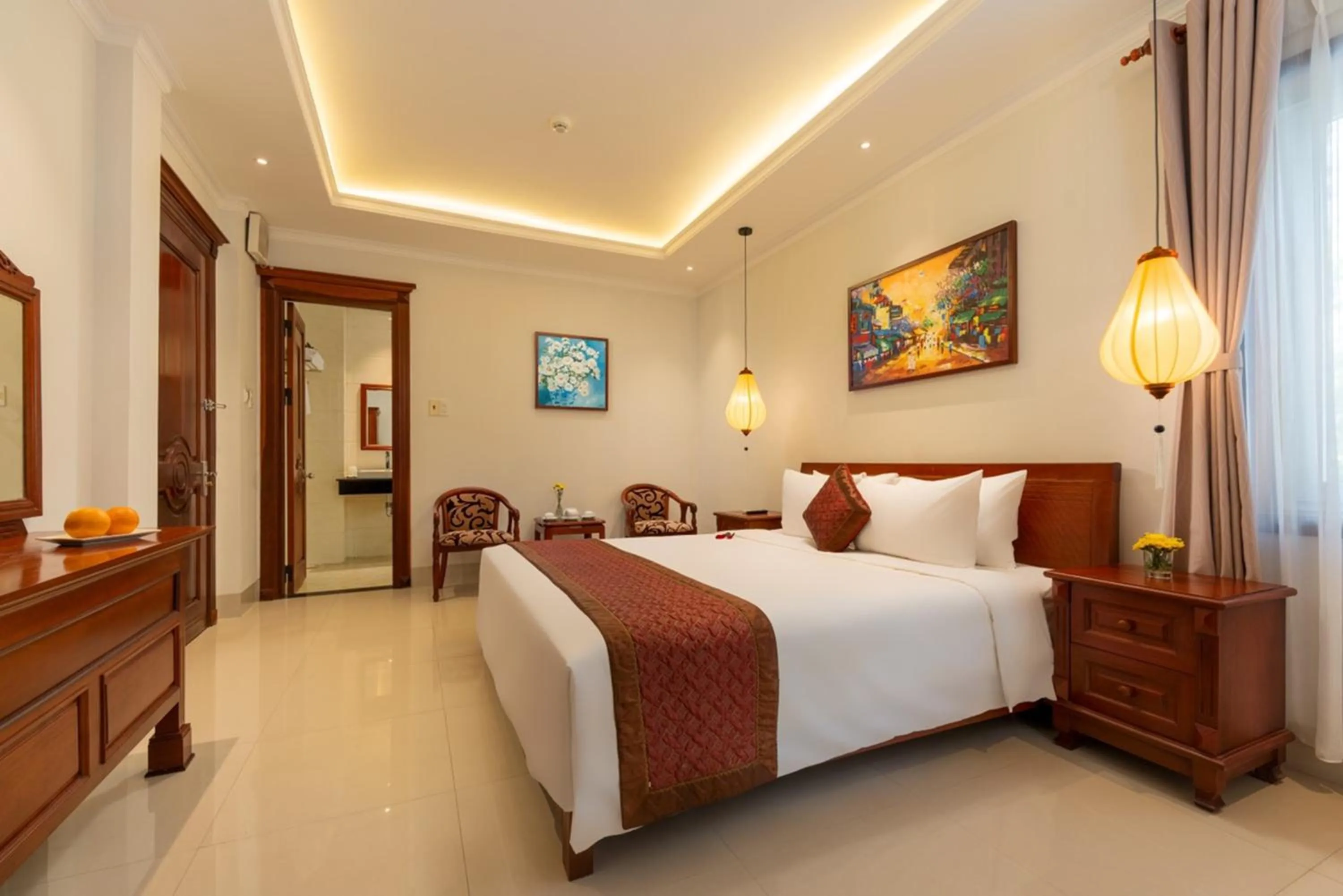 Bed in Iris De Villa Hoi An