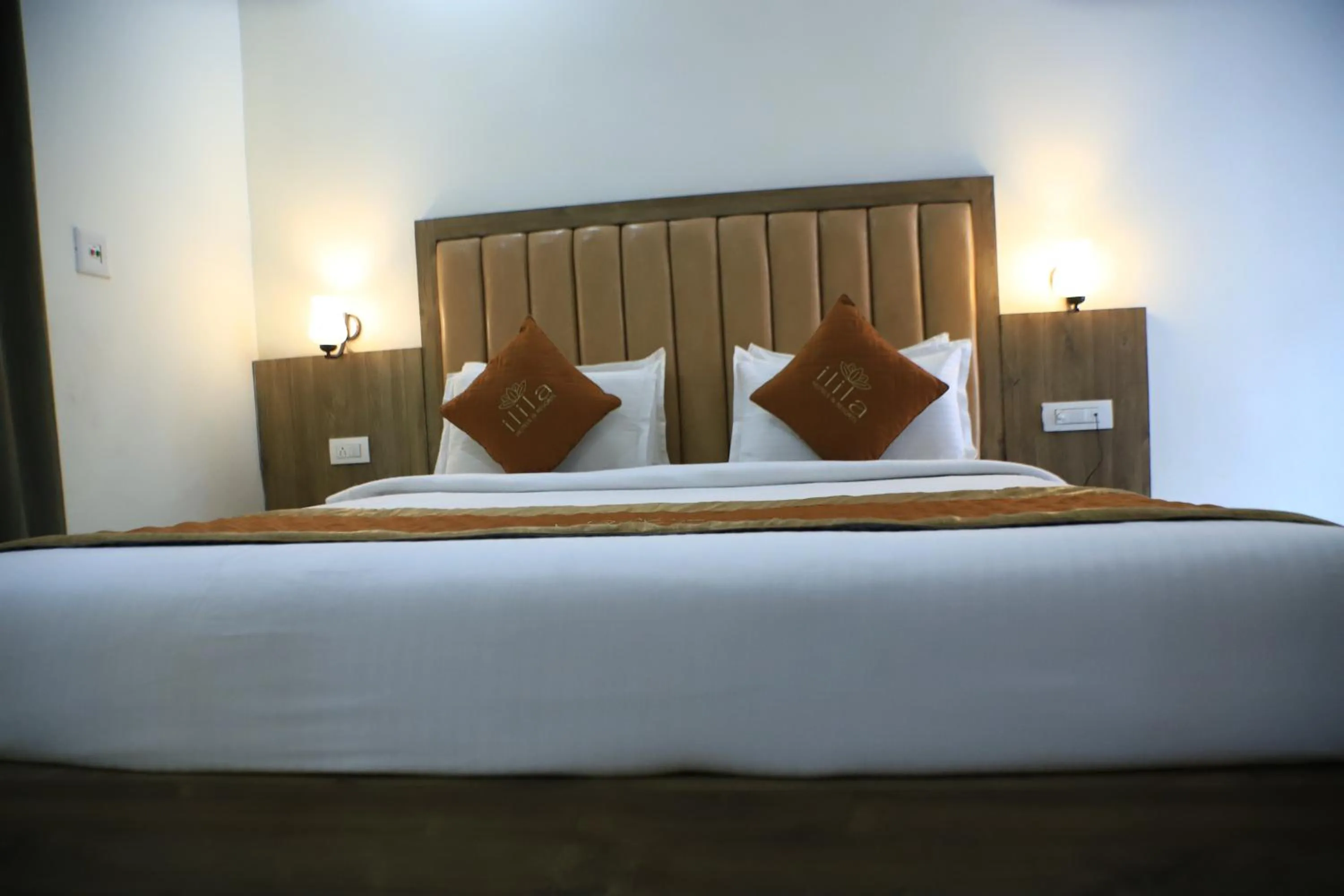 Bed in Corbett Paradiso Resort Dikhuli