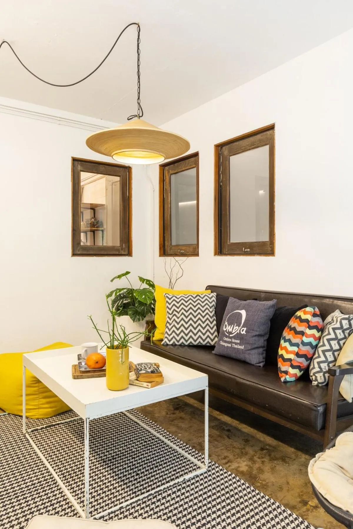 Living room in Near One Nimman 1 Bedroom in TownHouse