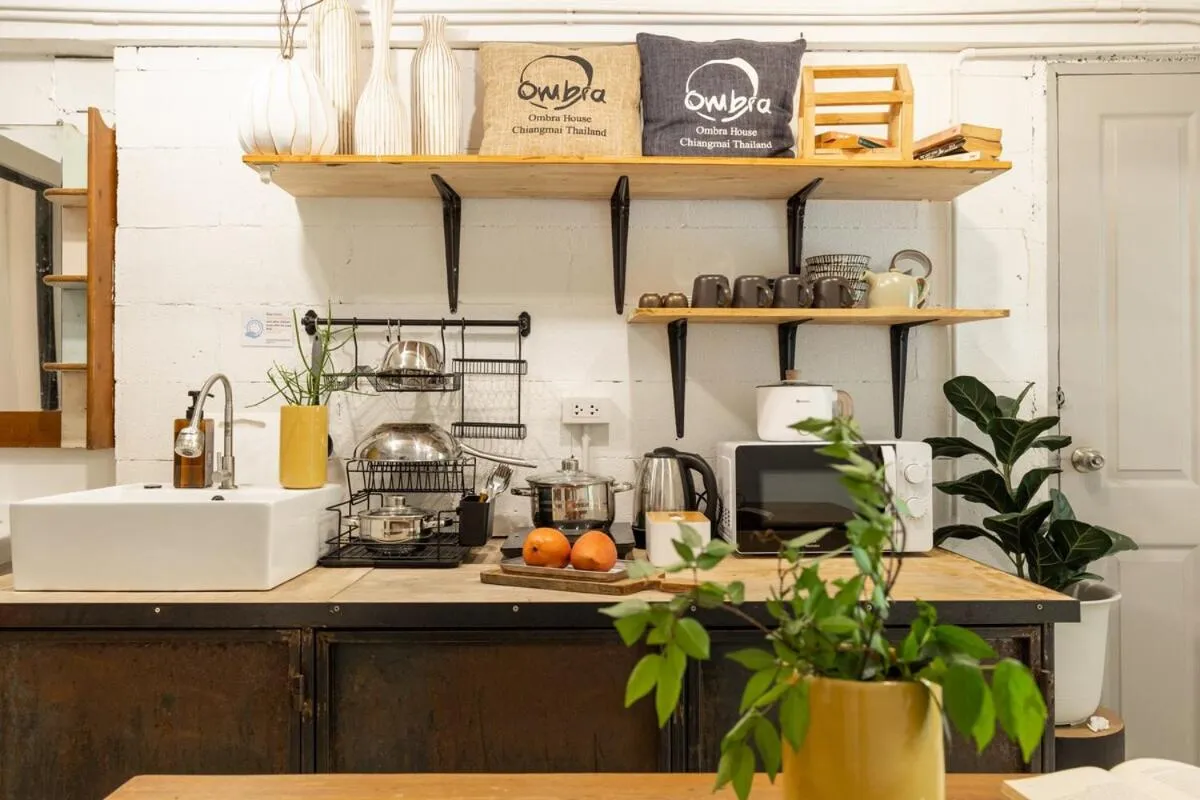 Kitchen or kitchenette in Near One Nimman 1 Bedroom in TownHouse