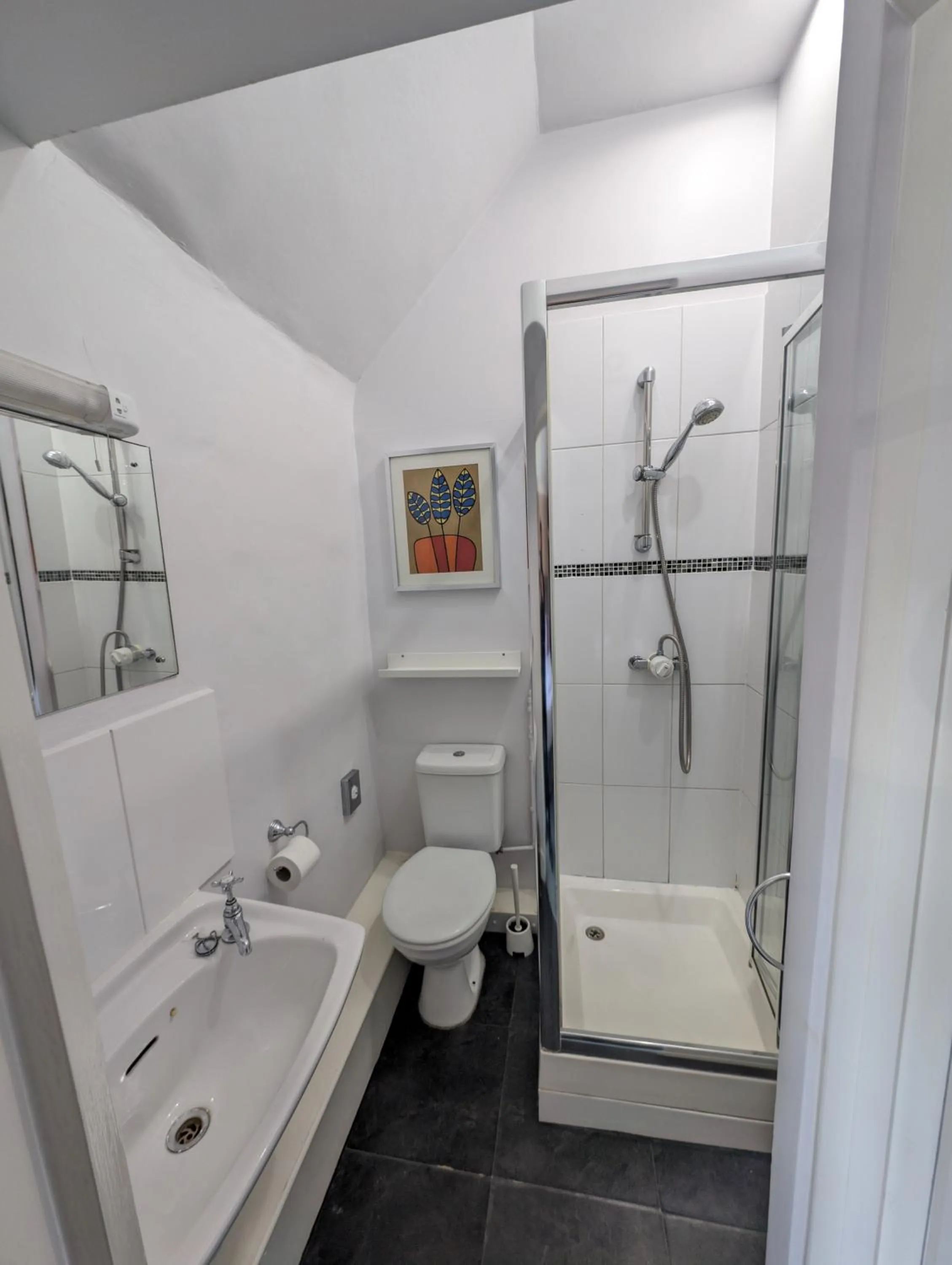 Shower in Northover Manor Hotel