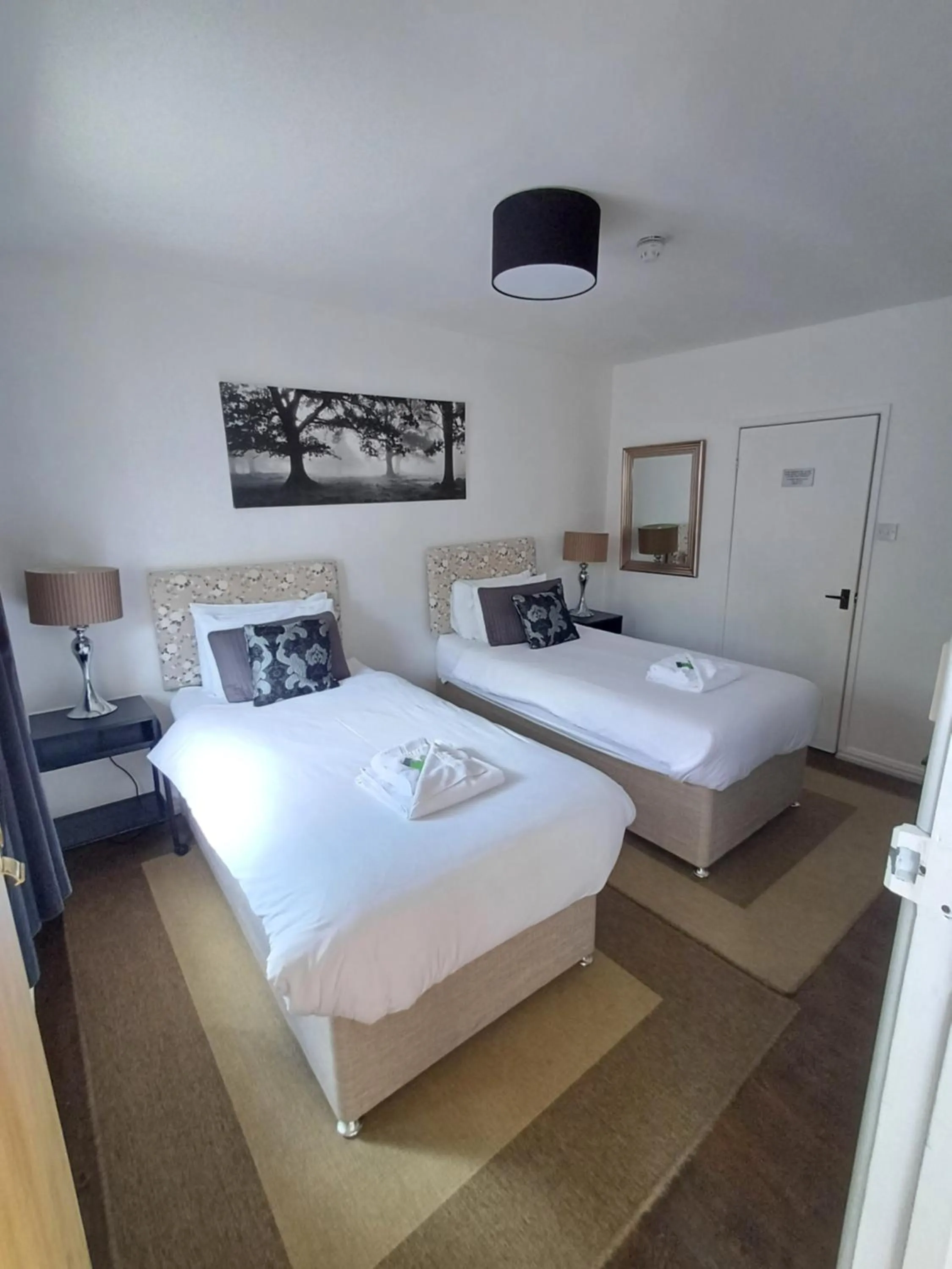 Bed in Northover Manor Hotel