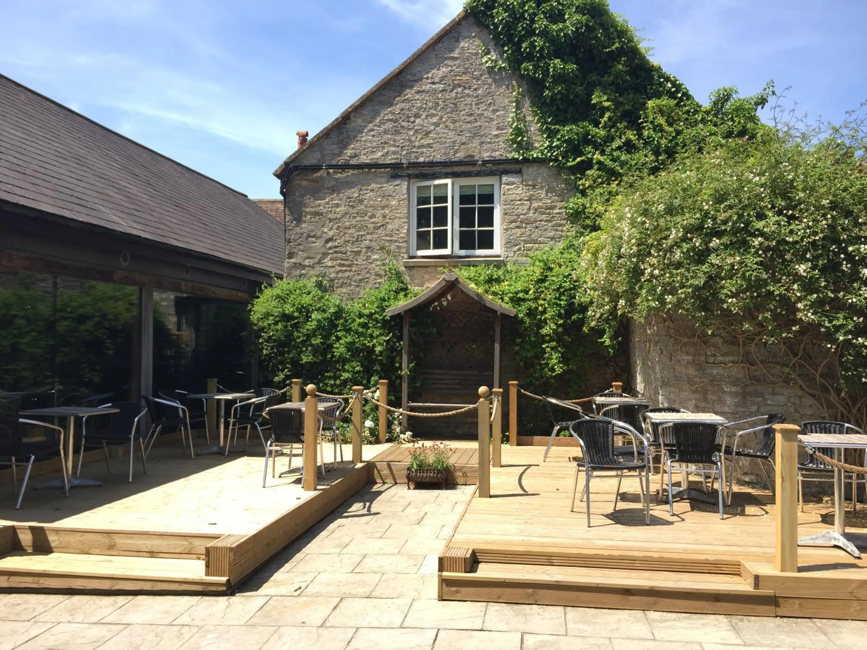 Garden in Northover Manor Hotel