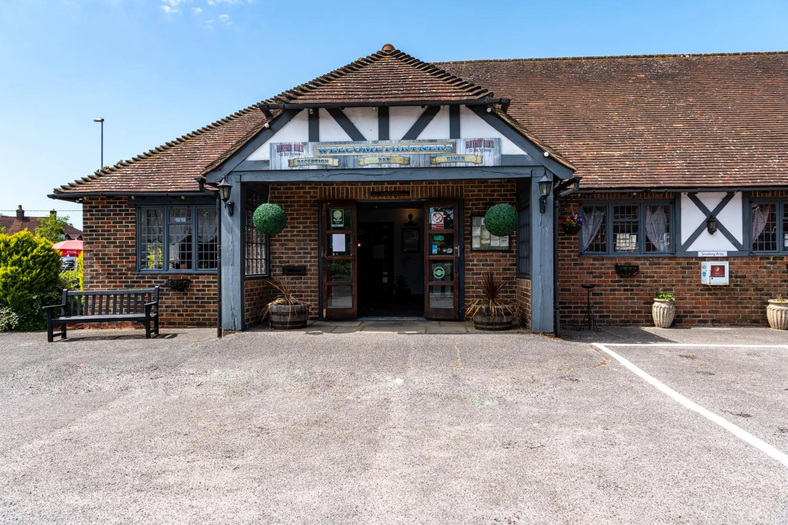 Facade/entrance in Buffalo Bill's