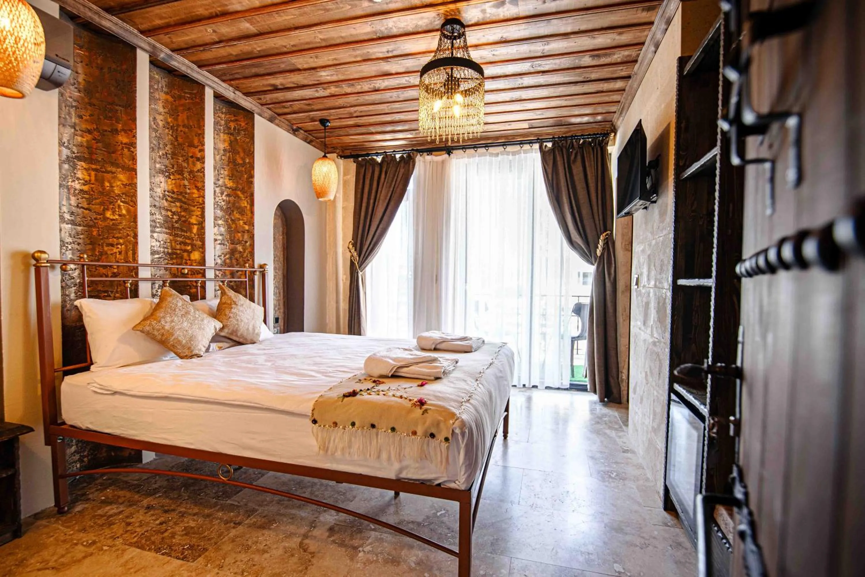Bed in Alika Castle House