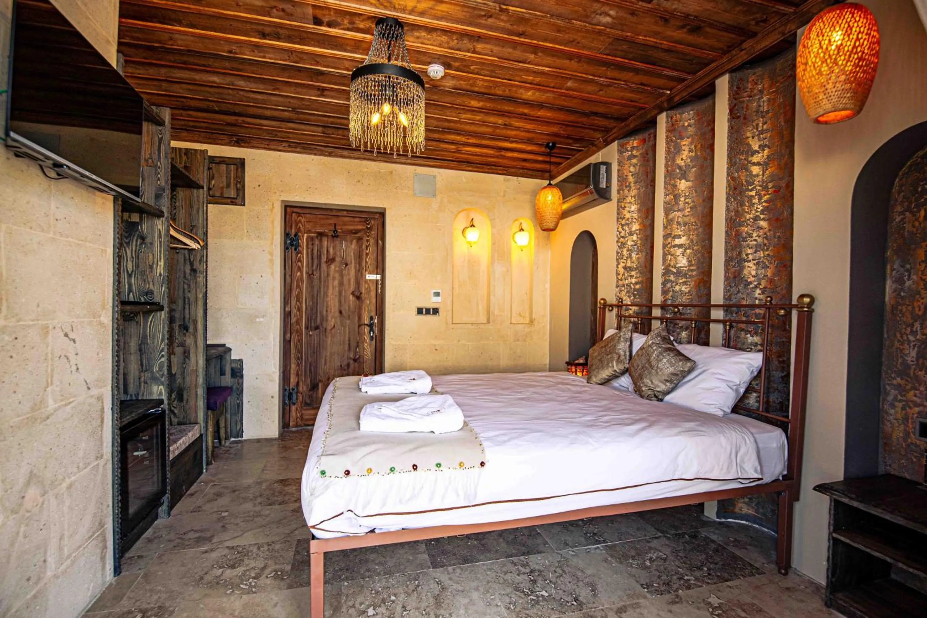 Bed in Alika Castle House