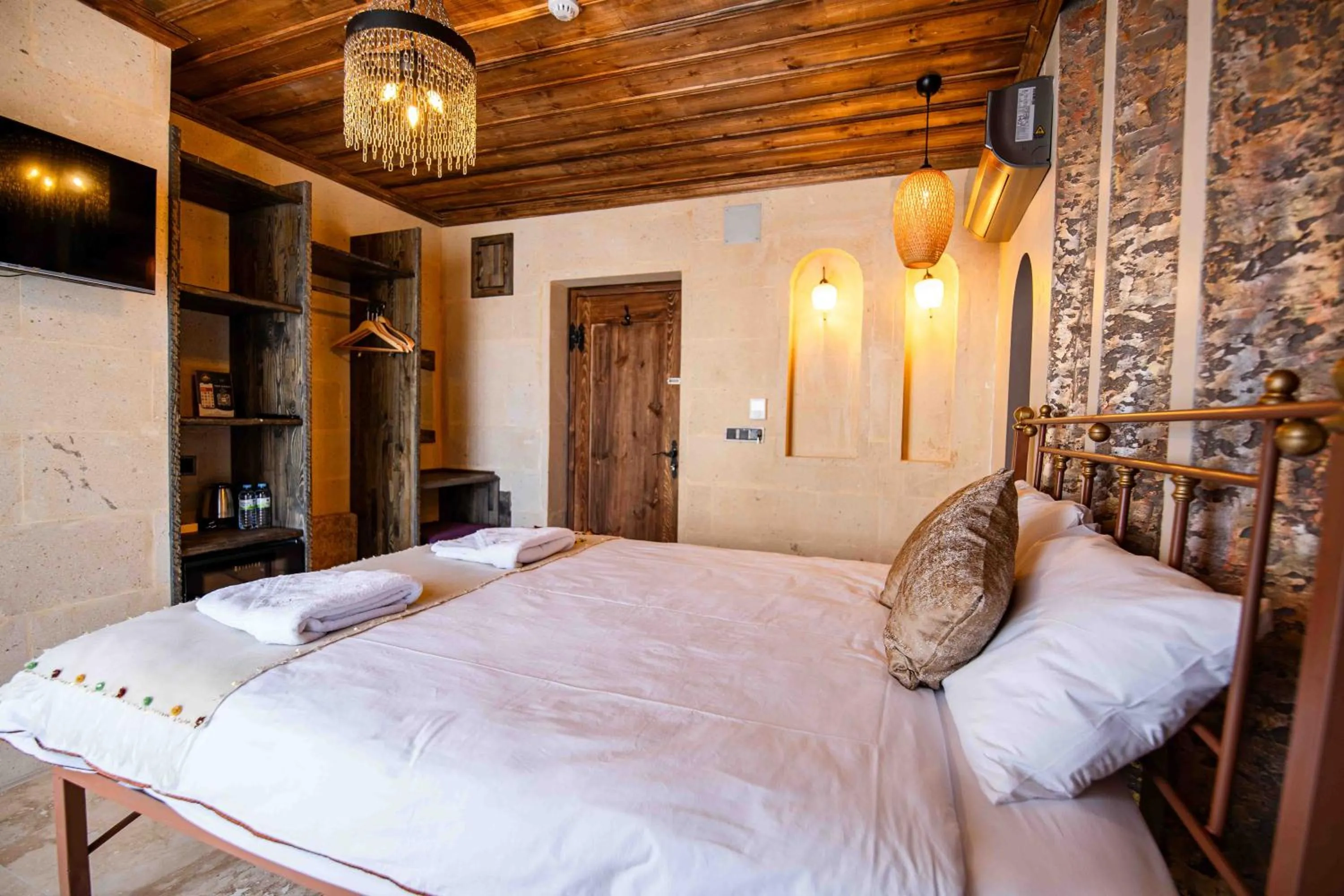 Bed in Alika Castle House