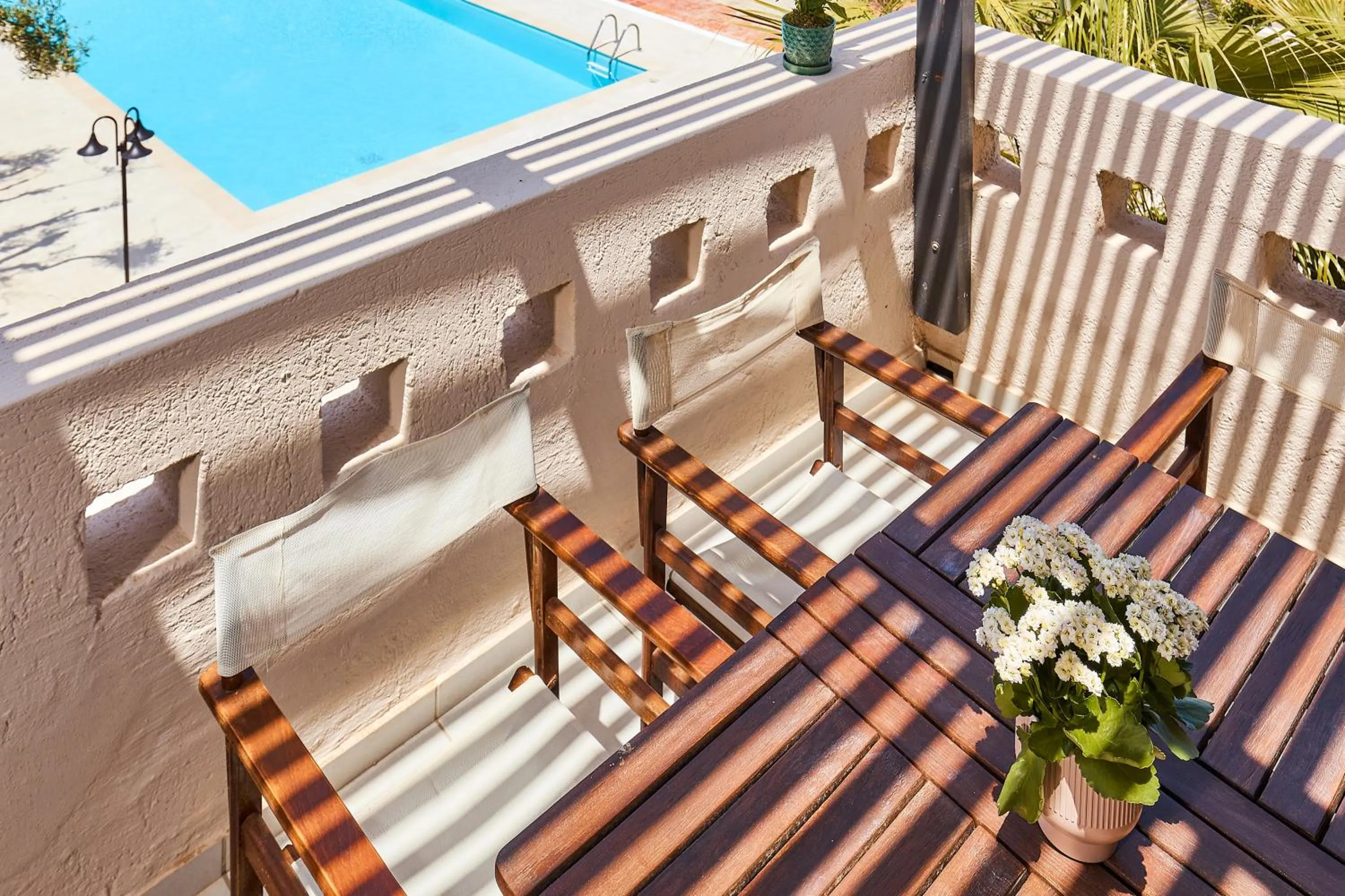 Pool view in Creteco Hotel & Suites