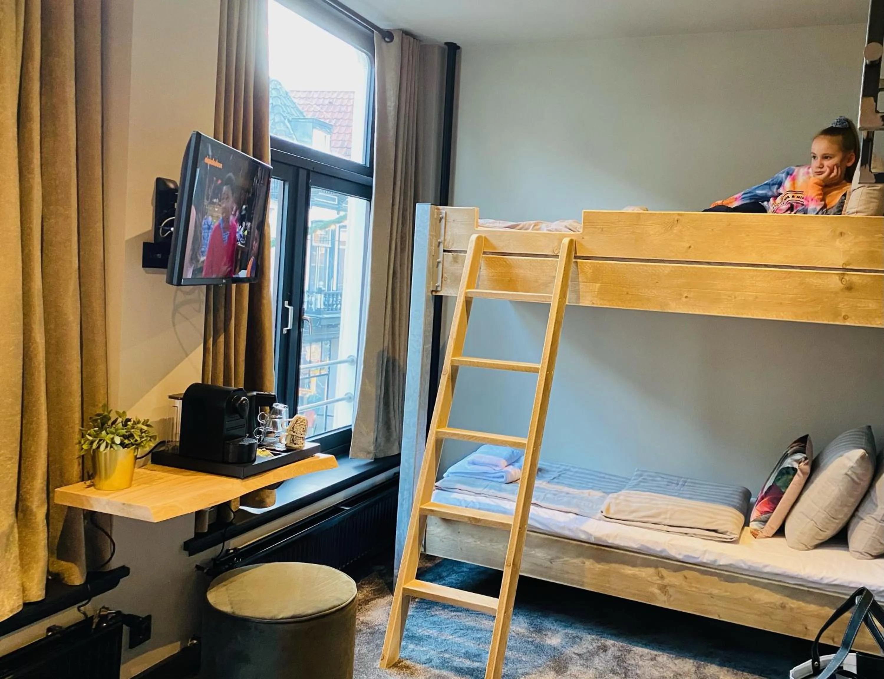 Coffee/tea facilities, Bed in Hotel de Prince