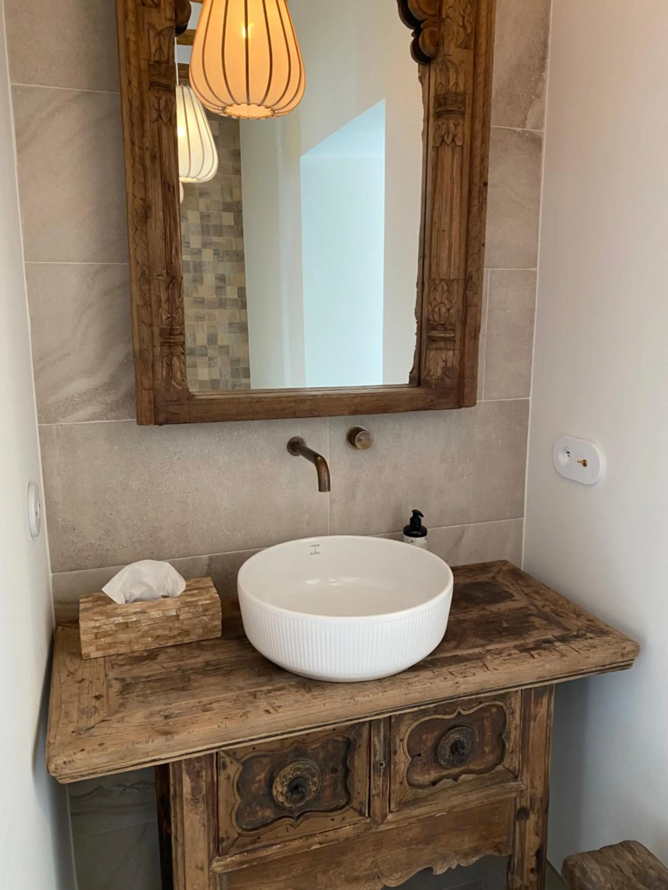 Bathroom in Hotel Finca La Mixtura, Restaurant Mélange