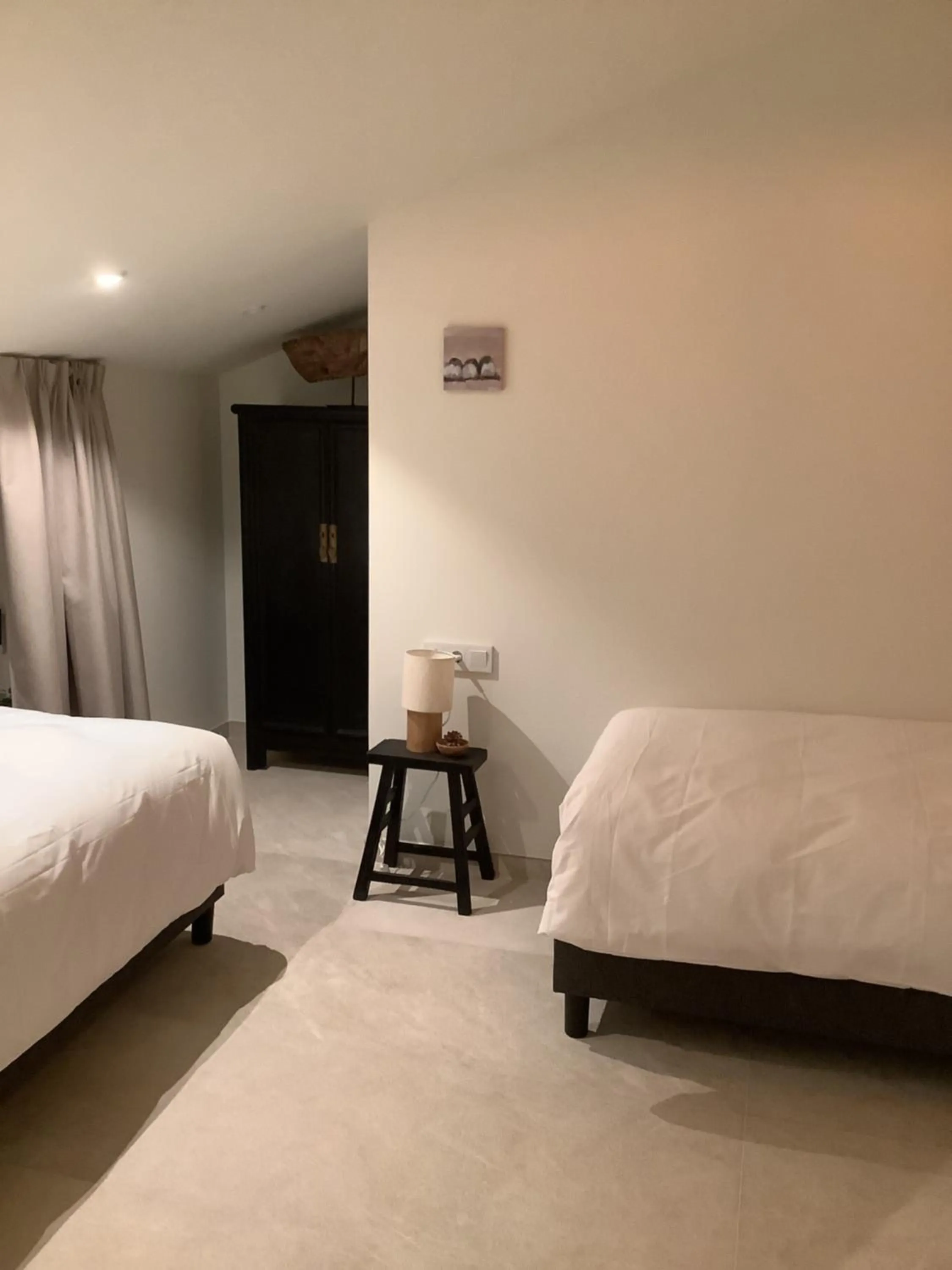 Bed in Hotel Finca La Mixtura, Restaurant Mélange