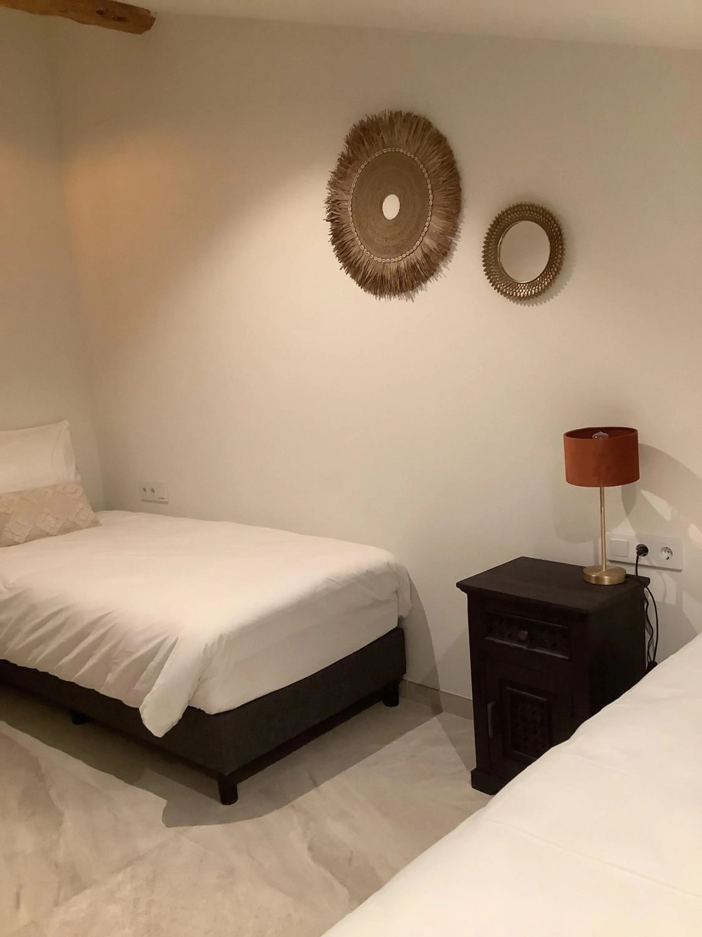 Bed in Hotel Finca La Mixtura, Restaurant Mélange