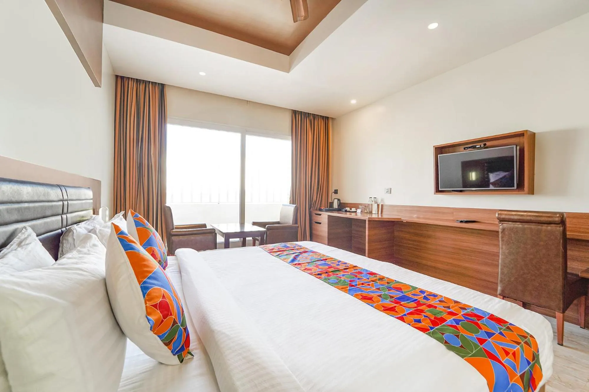 Bed in Oriva Nestlay Rooms Ramnad