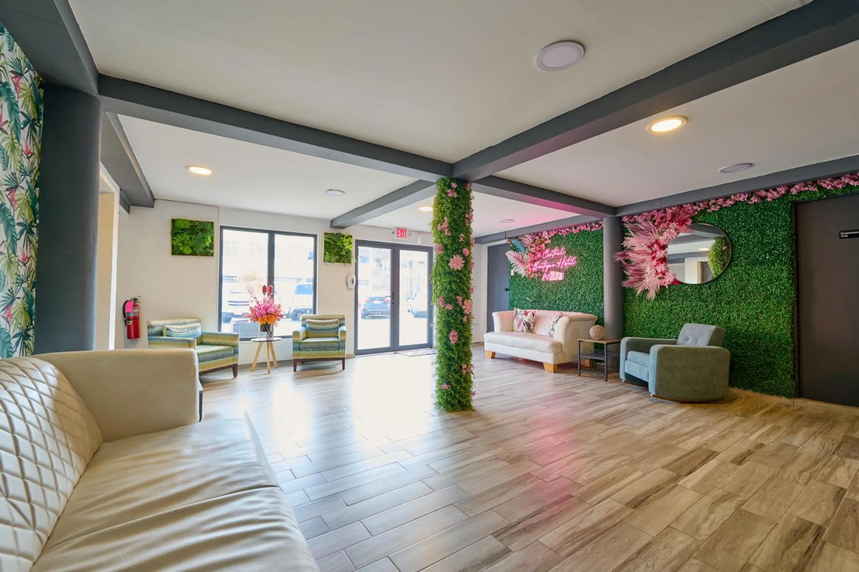 Seating area in Central Boutique Hotel