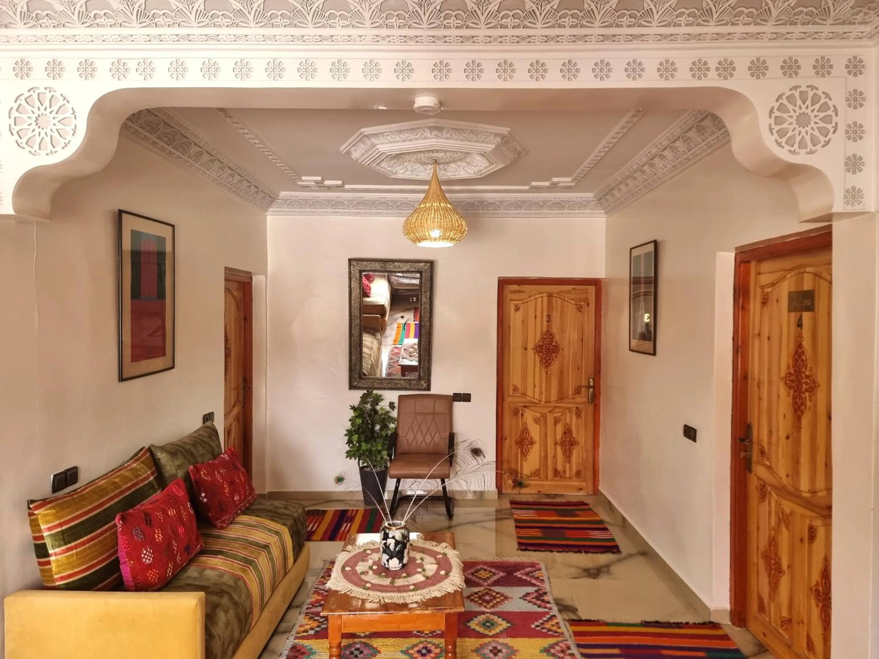 Living room in Hôtel Villa des étoiles